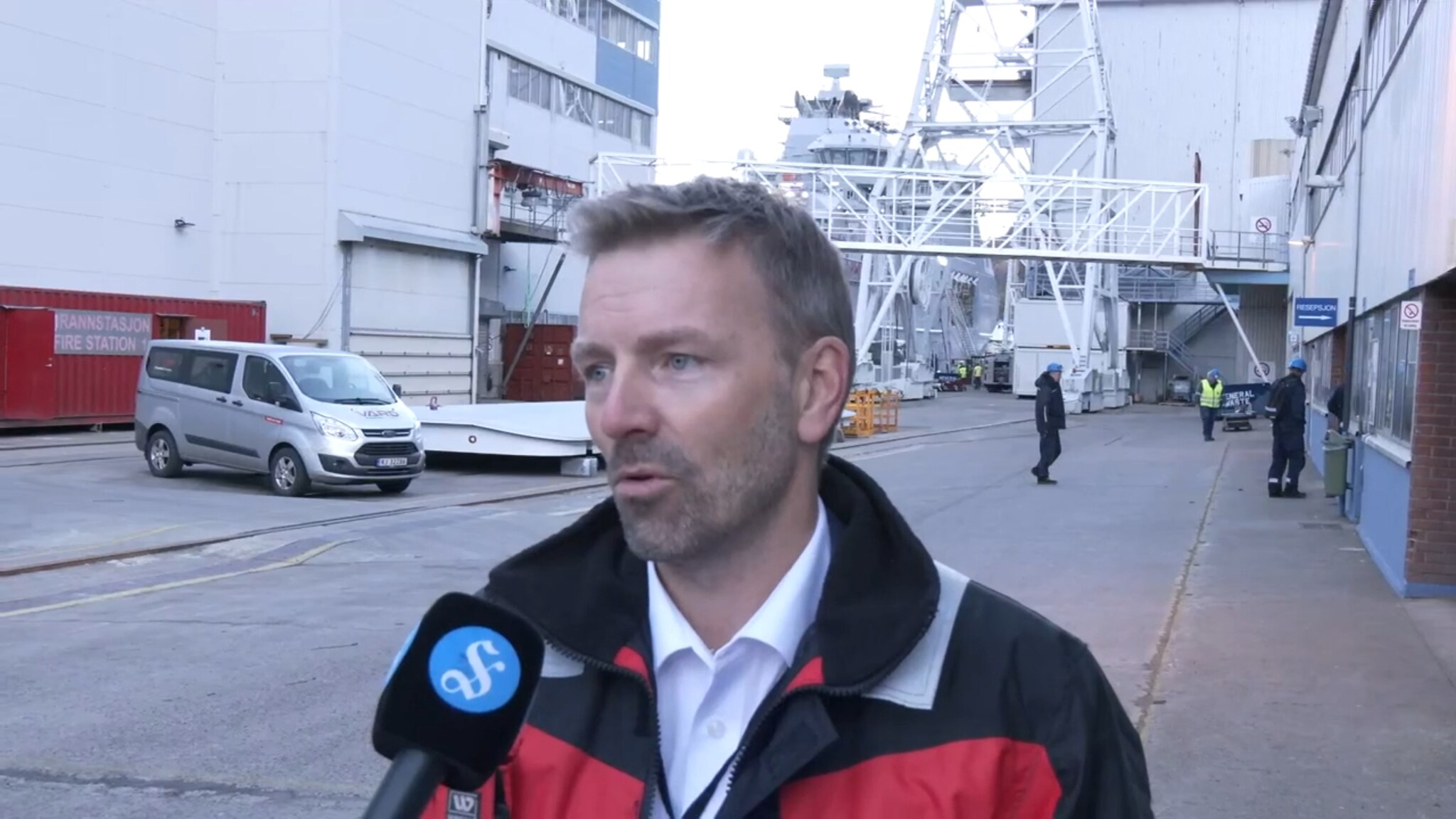 Se direkte: Brann i kystvaktskip - Tomrefjord