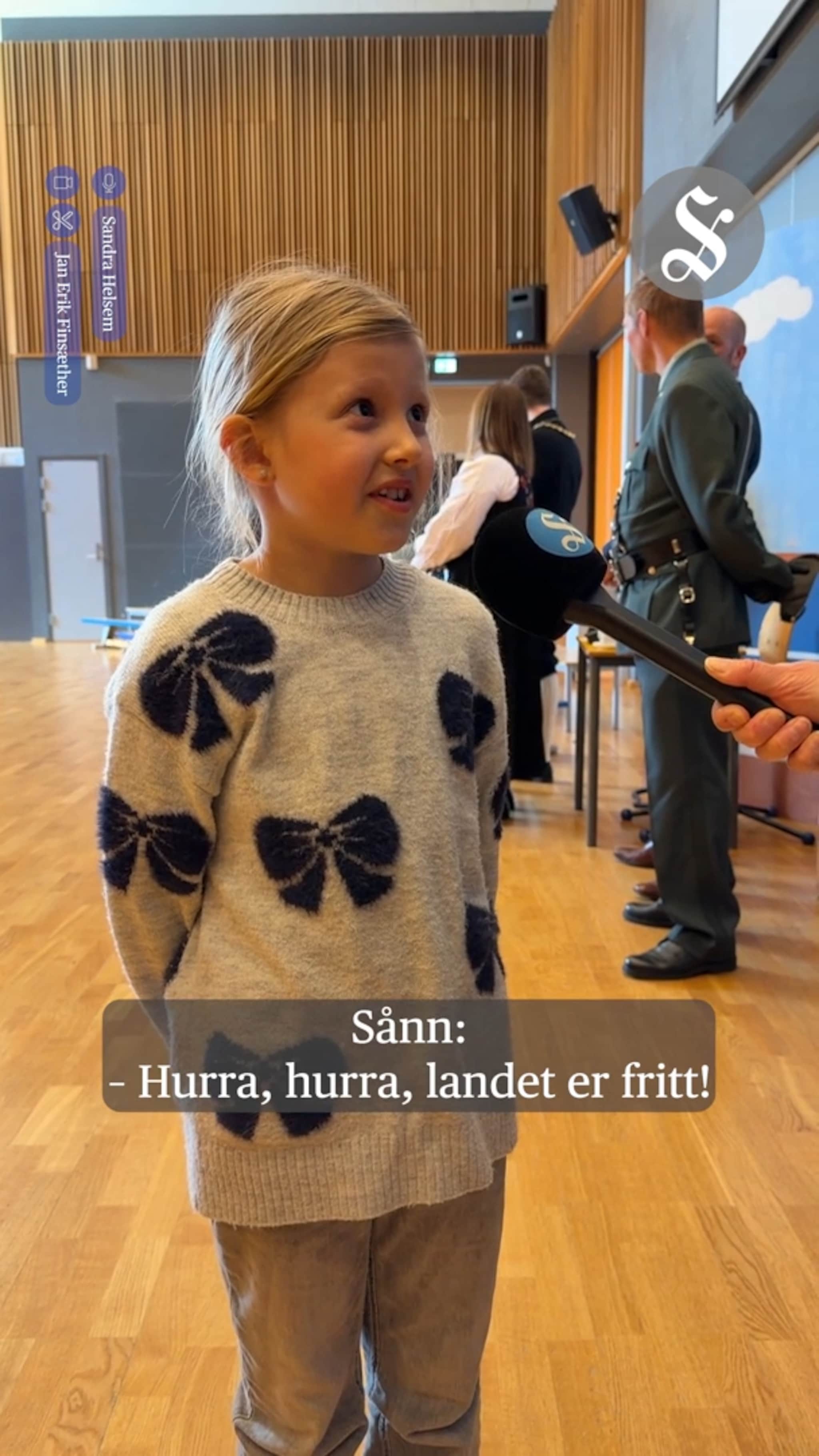 – Hurra, landet er fritt!