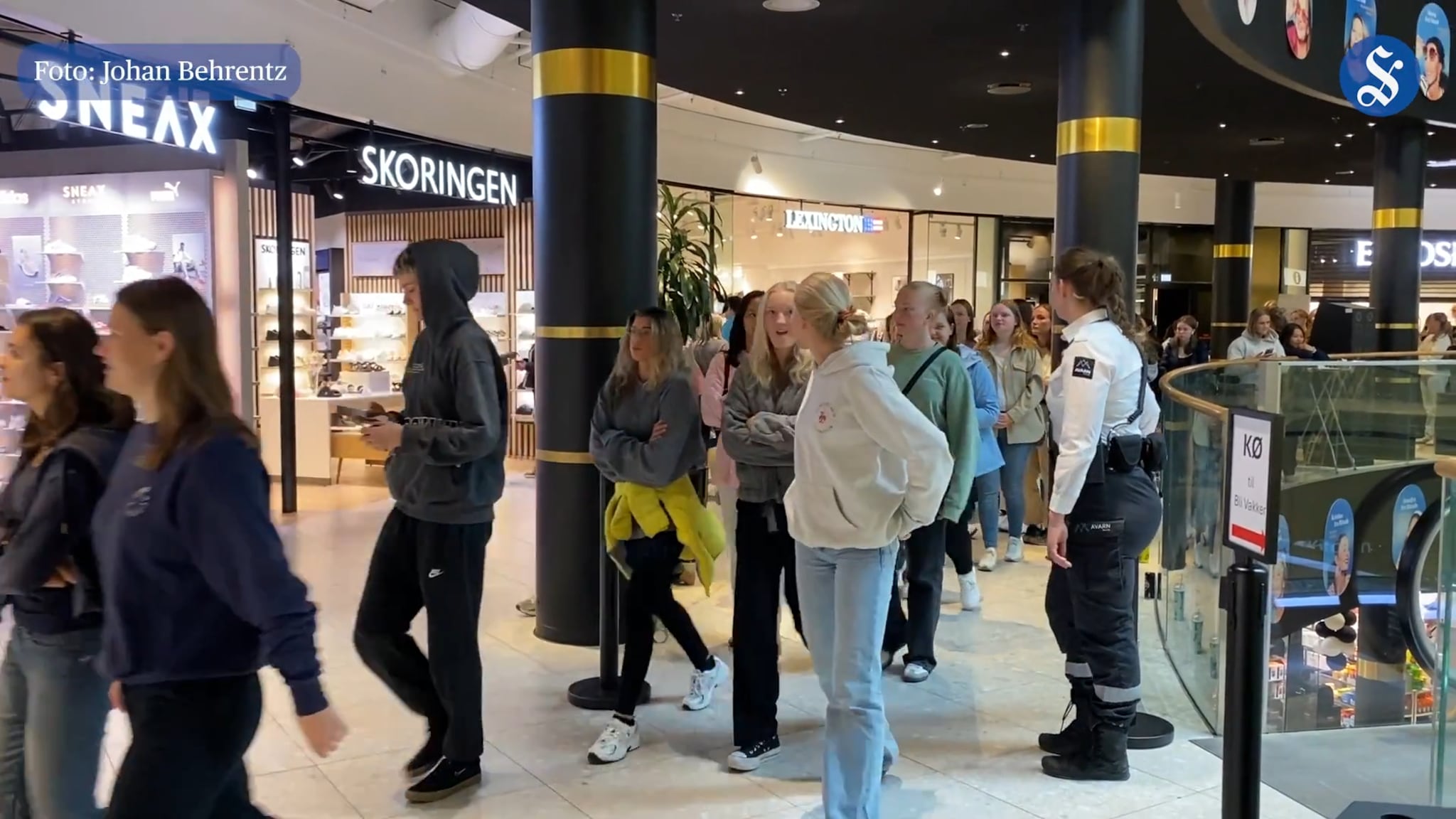 Slik så det ut da Bli Vakker åpna butikk på Amfi Moa torsdag