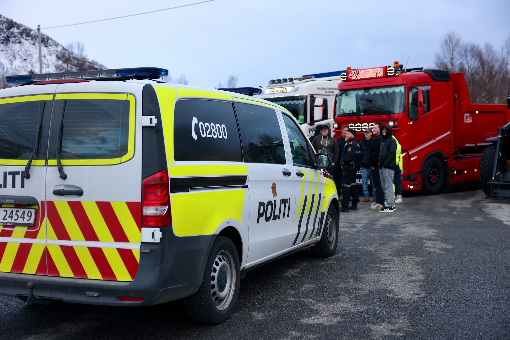 Aksjonister skapte kø