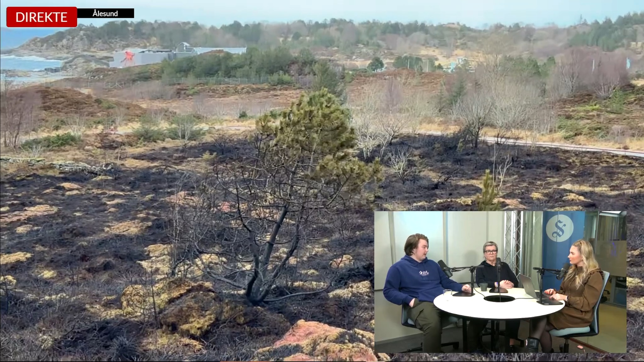 Studio direkte onsdag: Storbrannen på Sukkertoppen