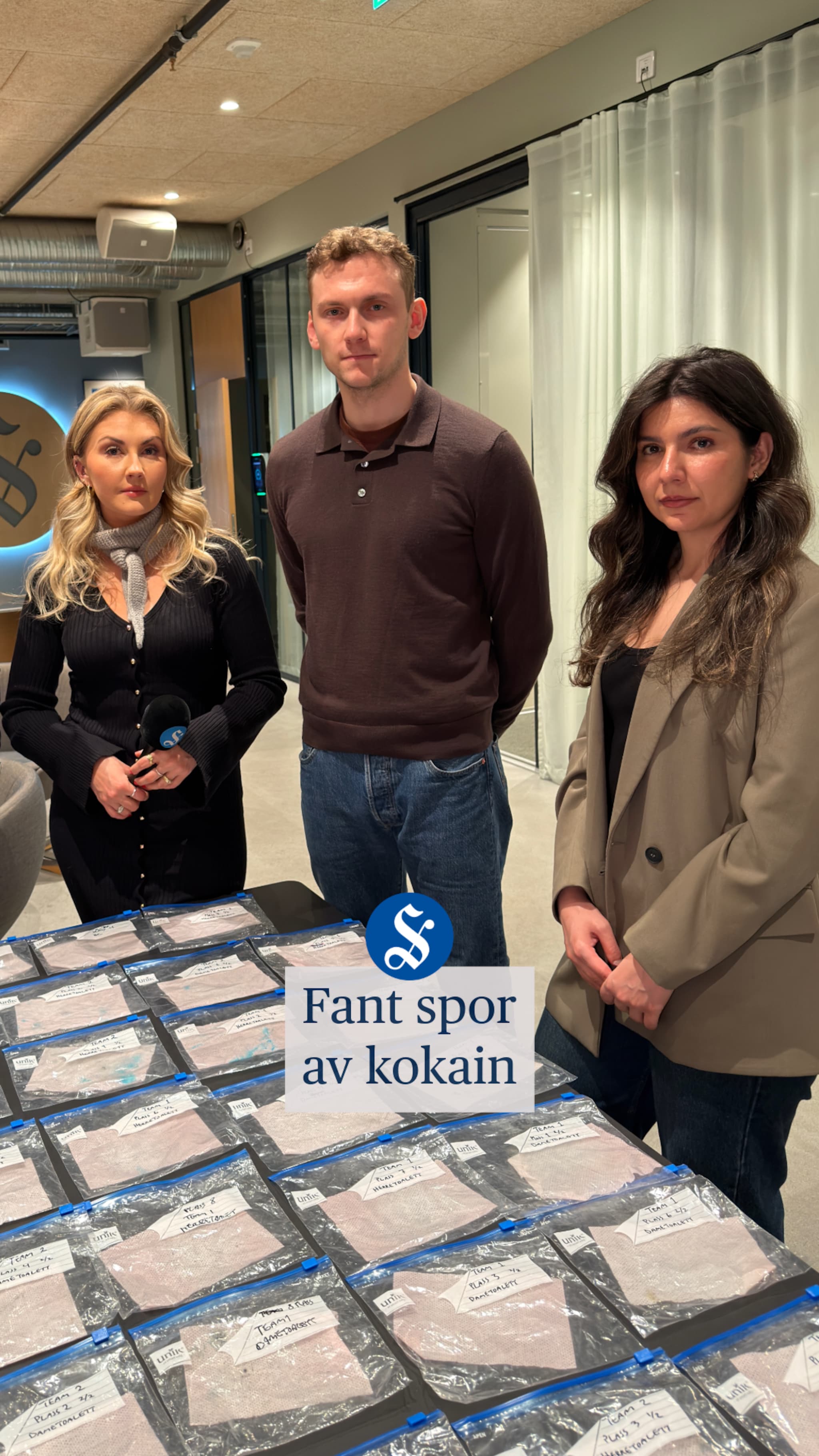 Fant spor av kokain
