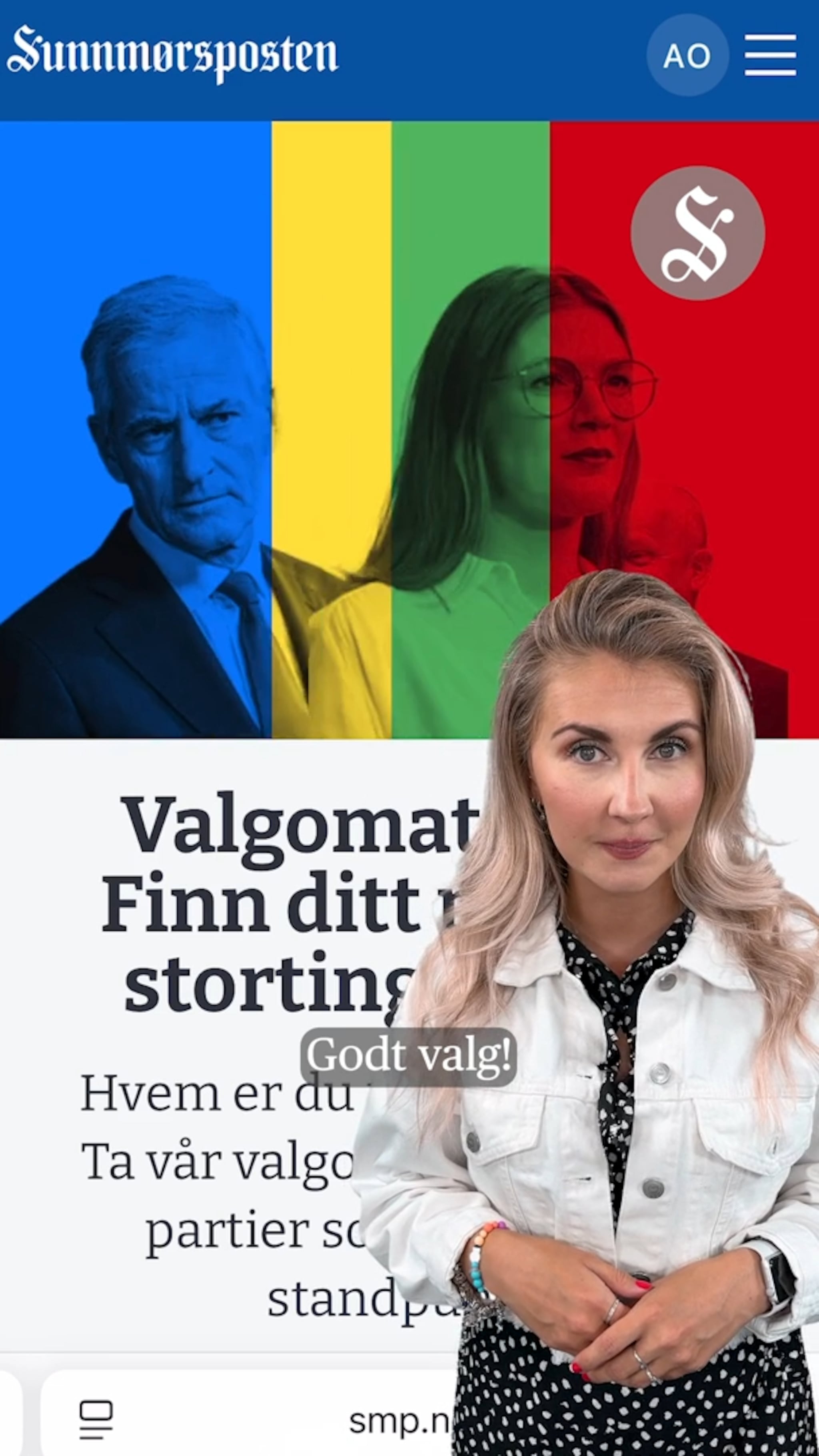 Sjekk ut vår valgomat