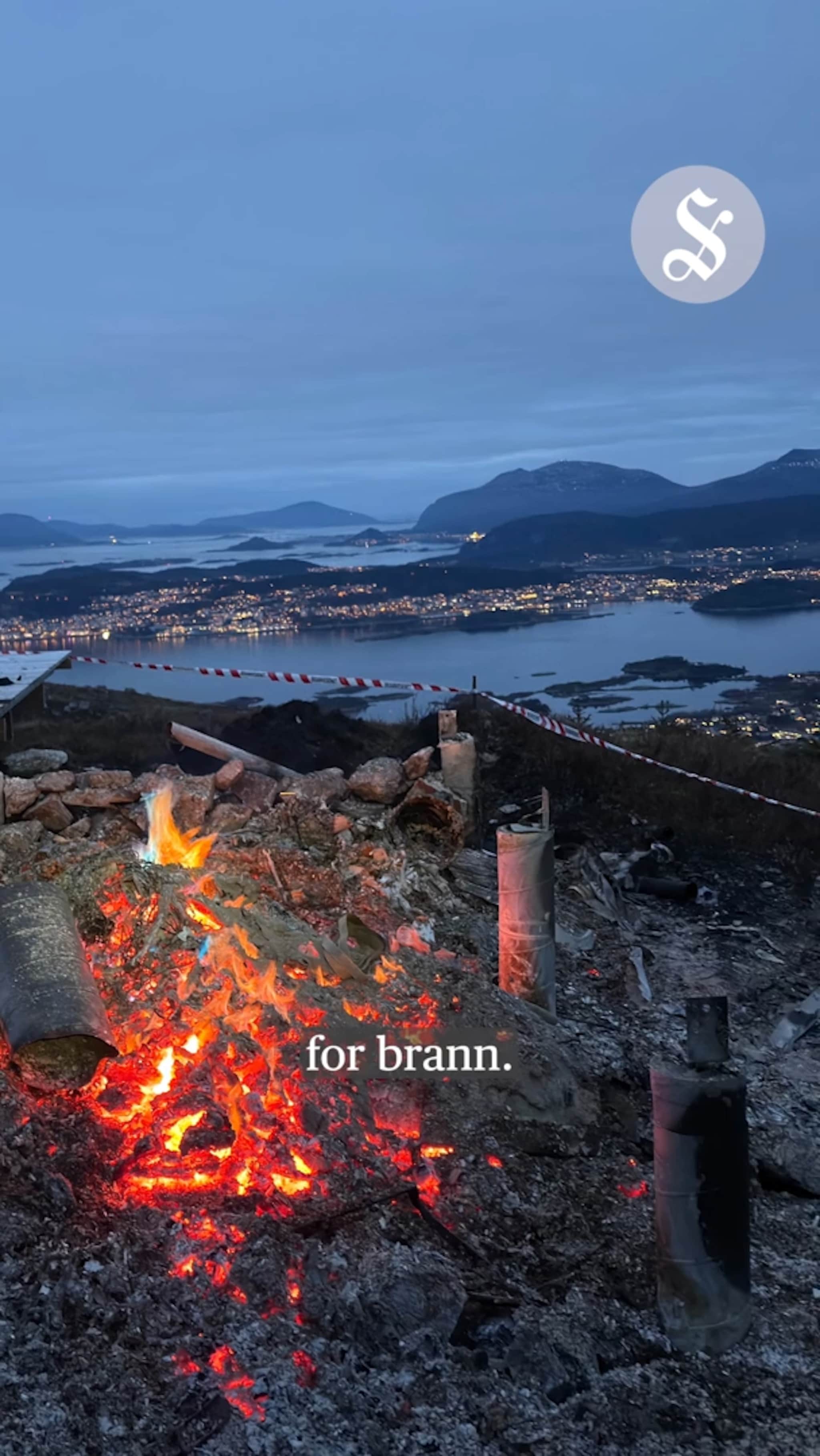 Nok en hyttebrann på Sulafjellet