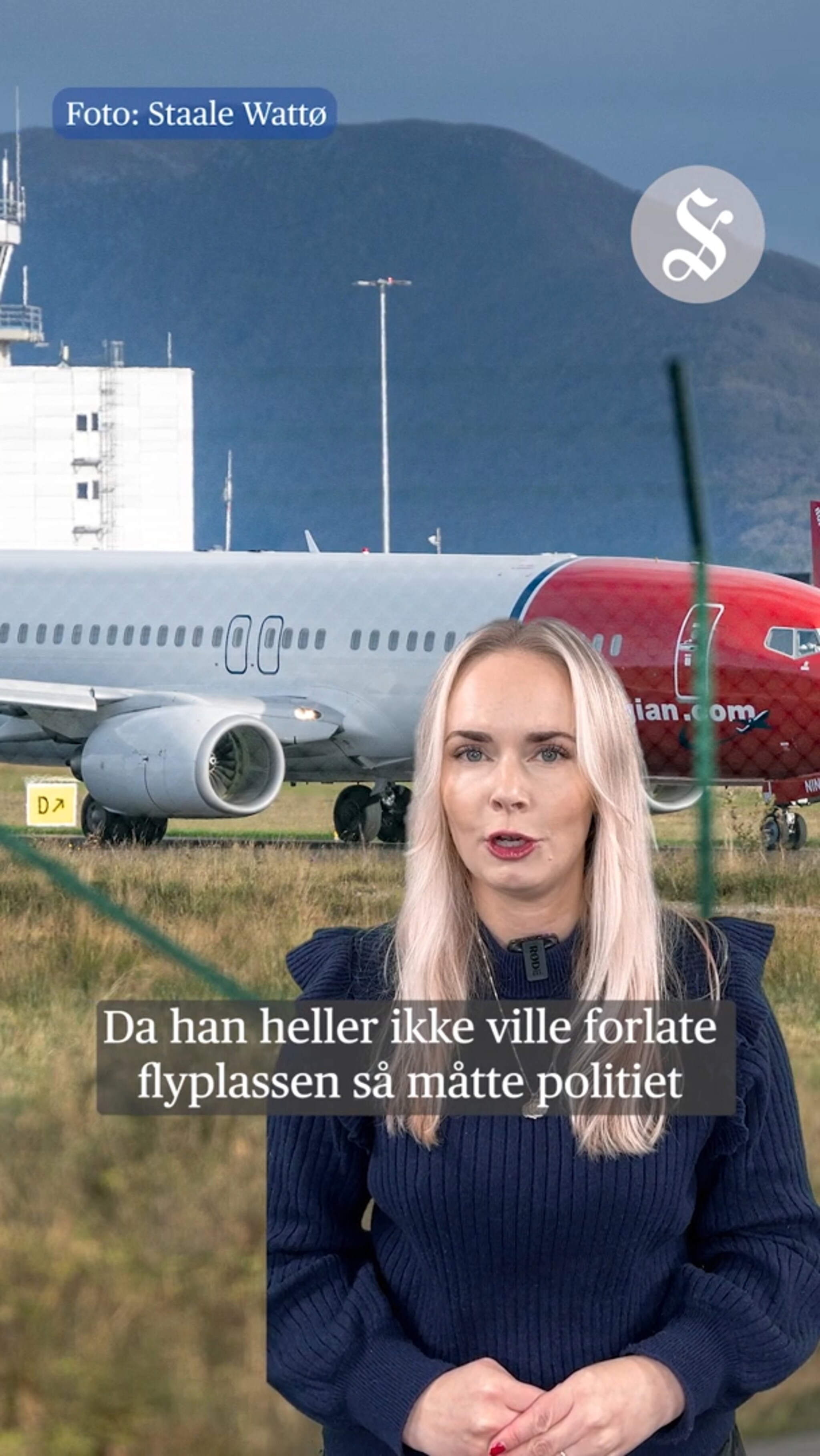 Rykket ut til full flypassasjer på Vigra