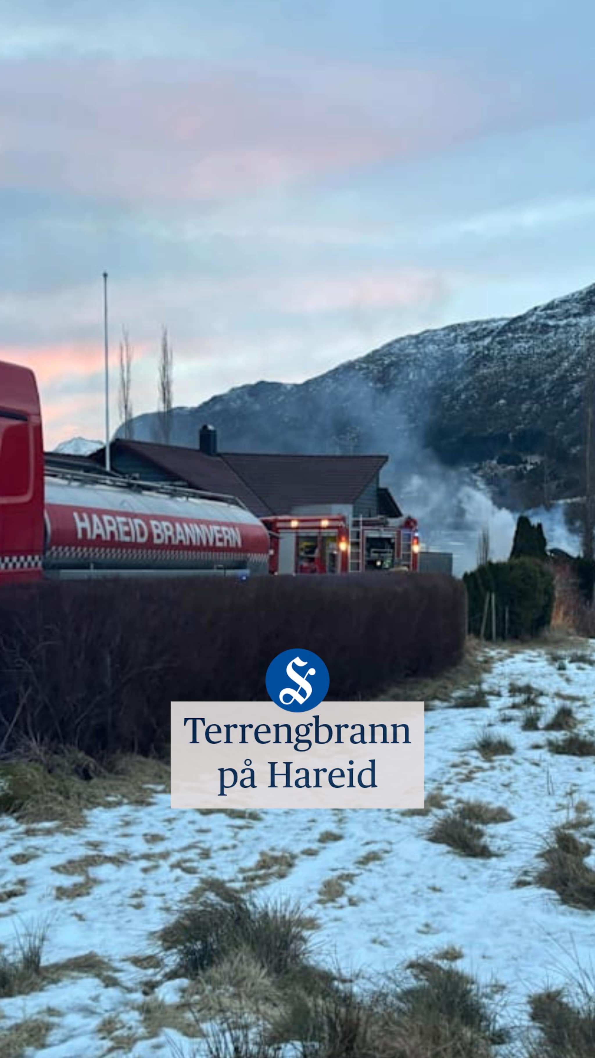 Terrengbrann på Hareid