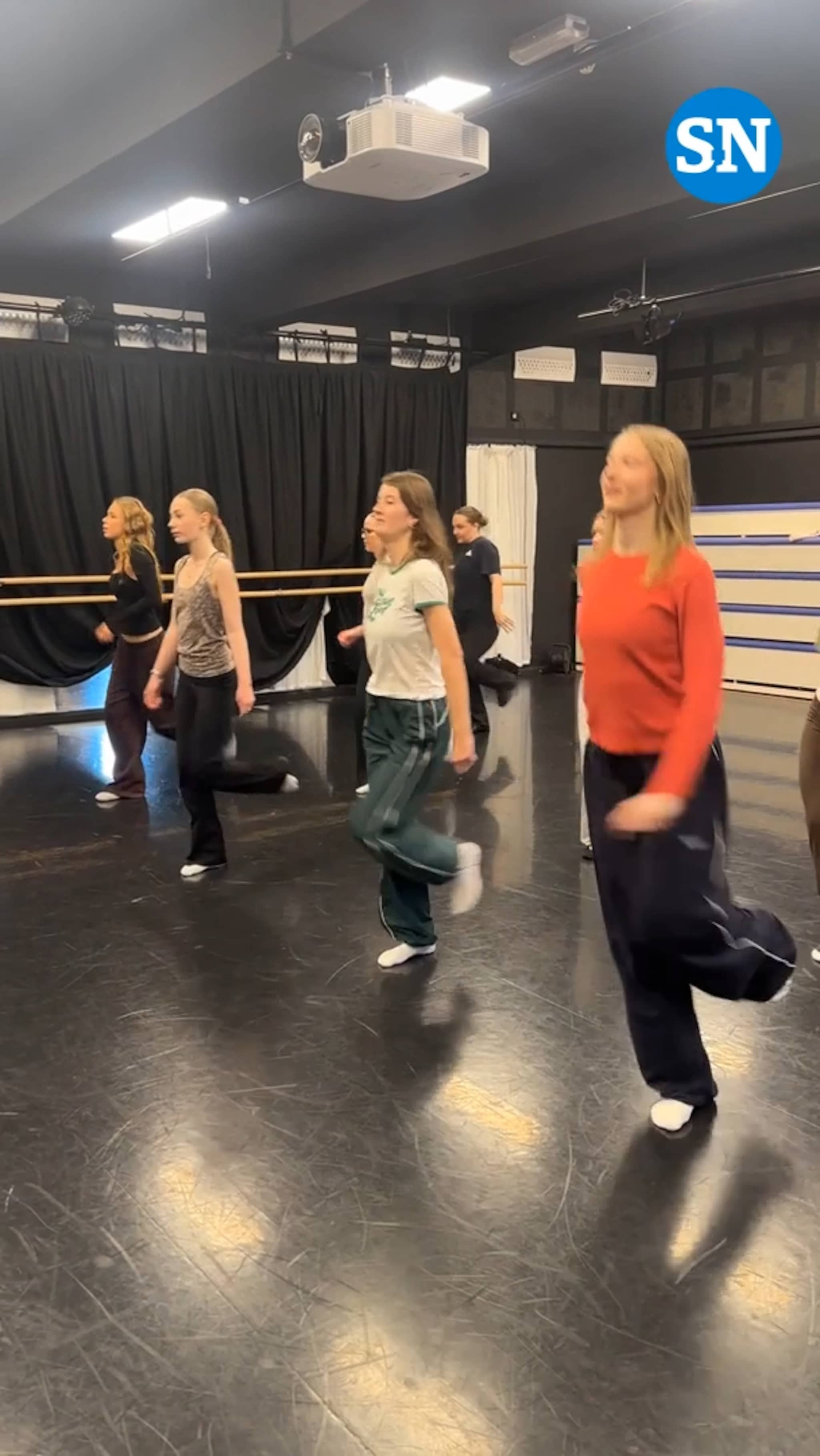 Øver til årets største prosjekt