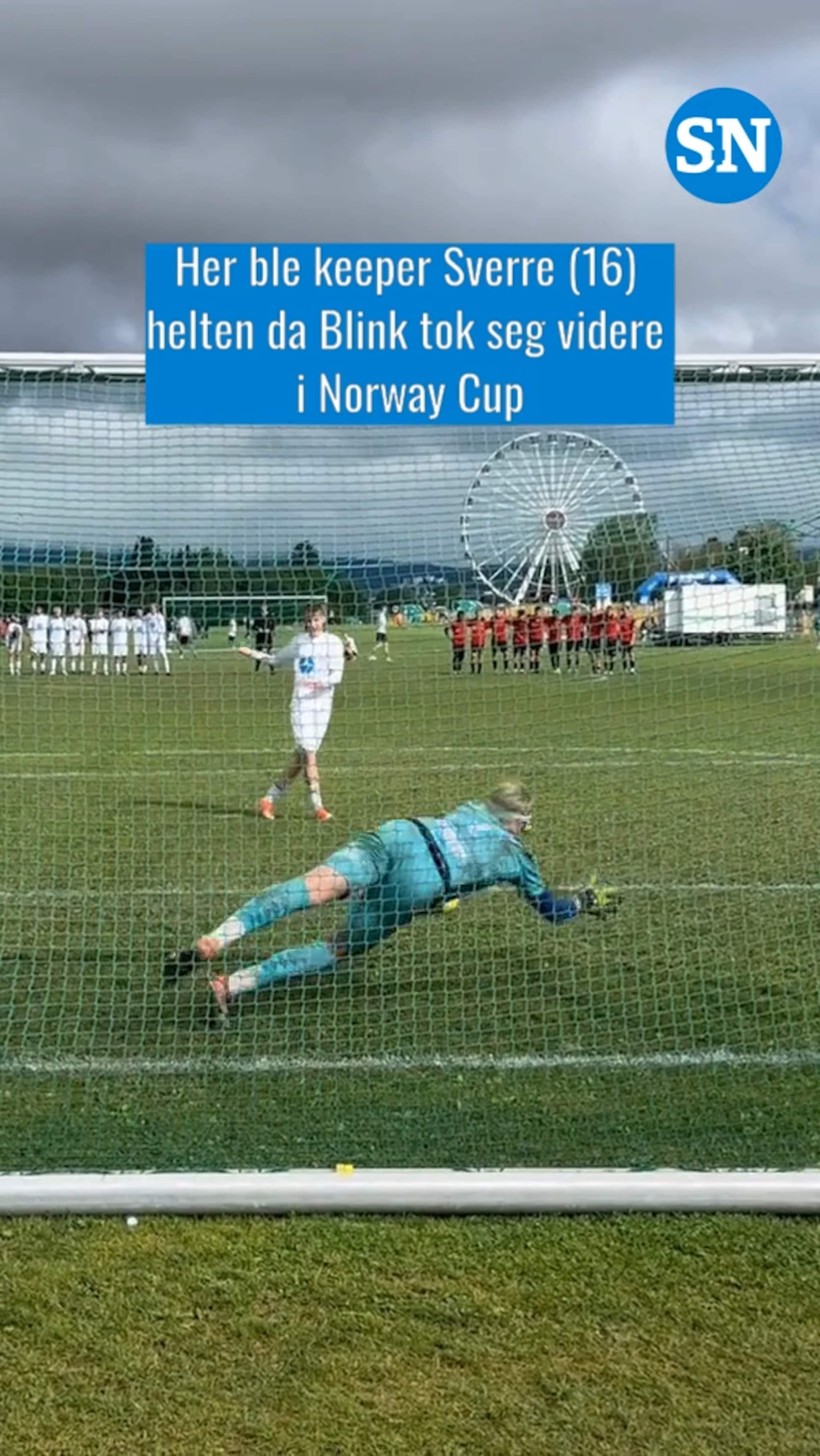 Her blir Sverre (16) helt for laget sitt