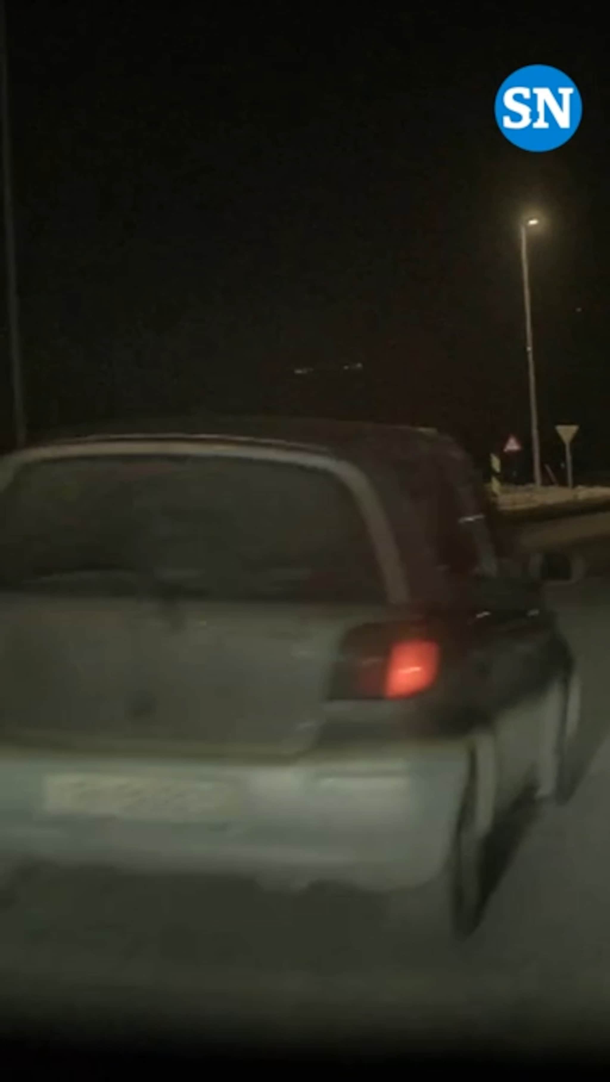 Her er Joachim sekunder unna en voldsom smell