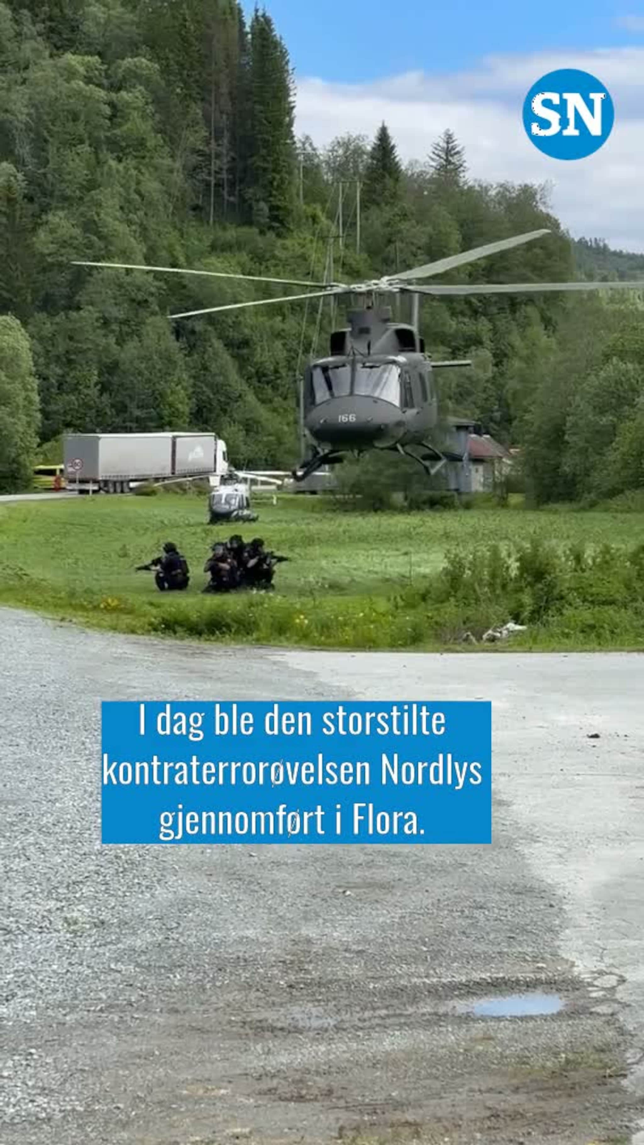 Se video fra politiets kontraterrorøvelse Nordlys