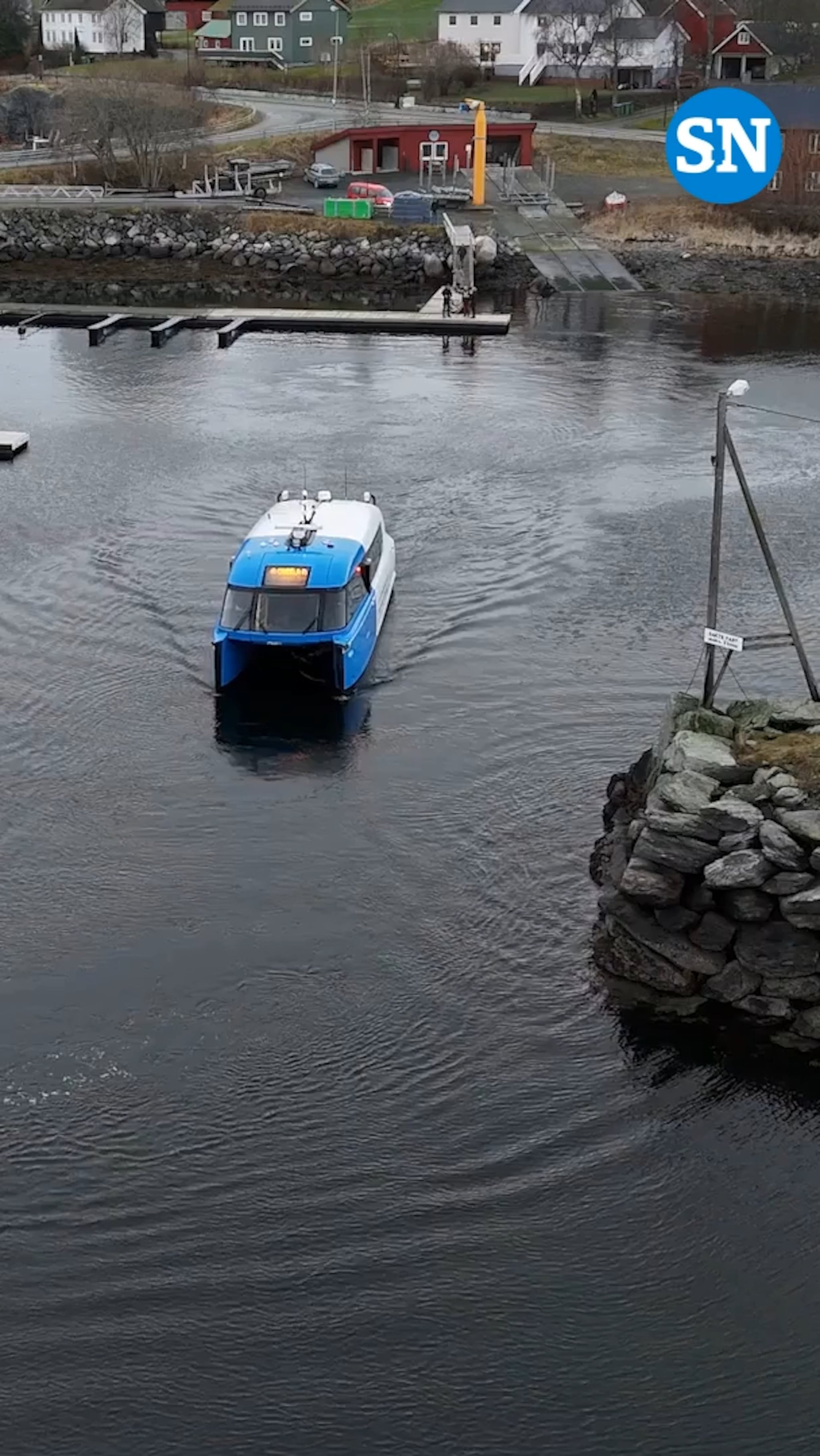 Her testet Frostabåten på fjorden