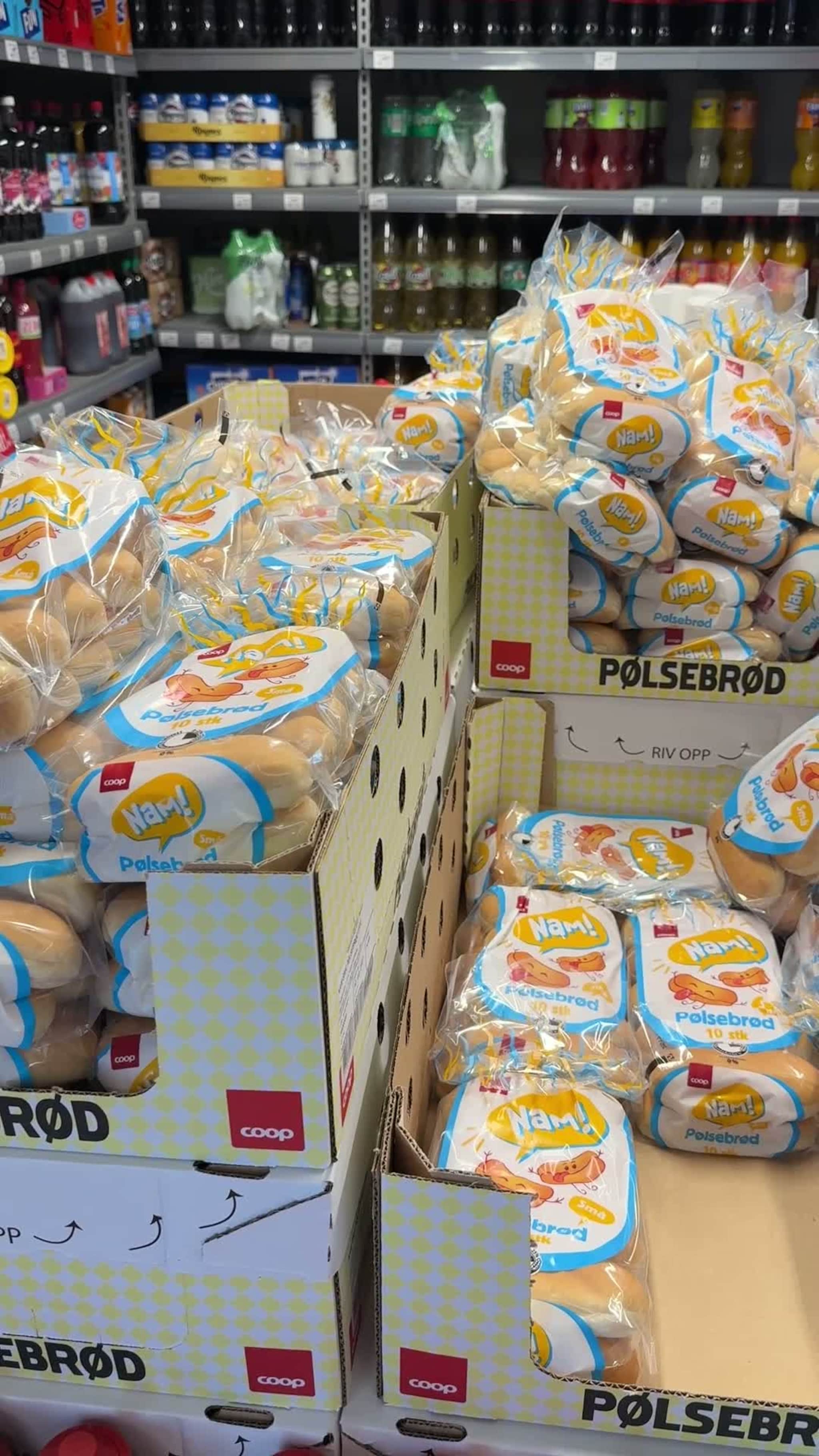 Pølsebrød til det meste på Hjelmås