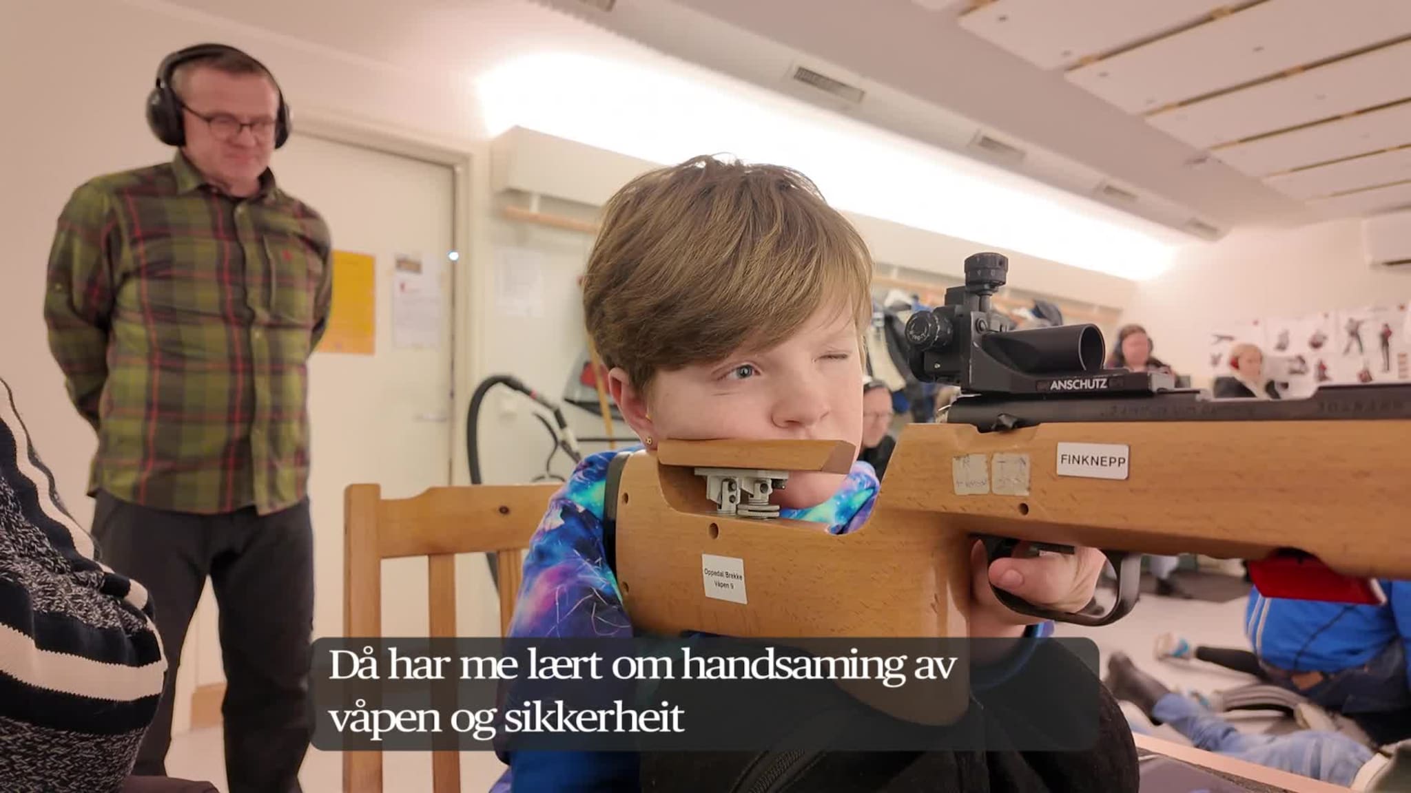 Benjamin fortel om skyteskulen
