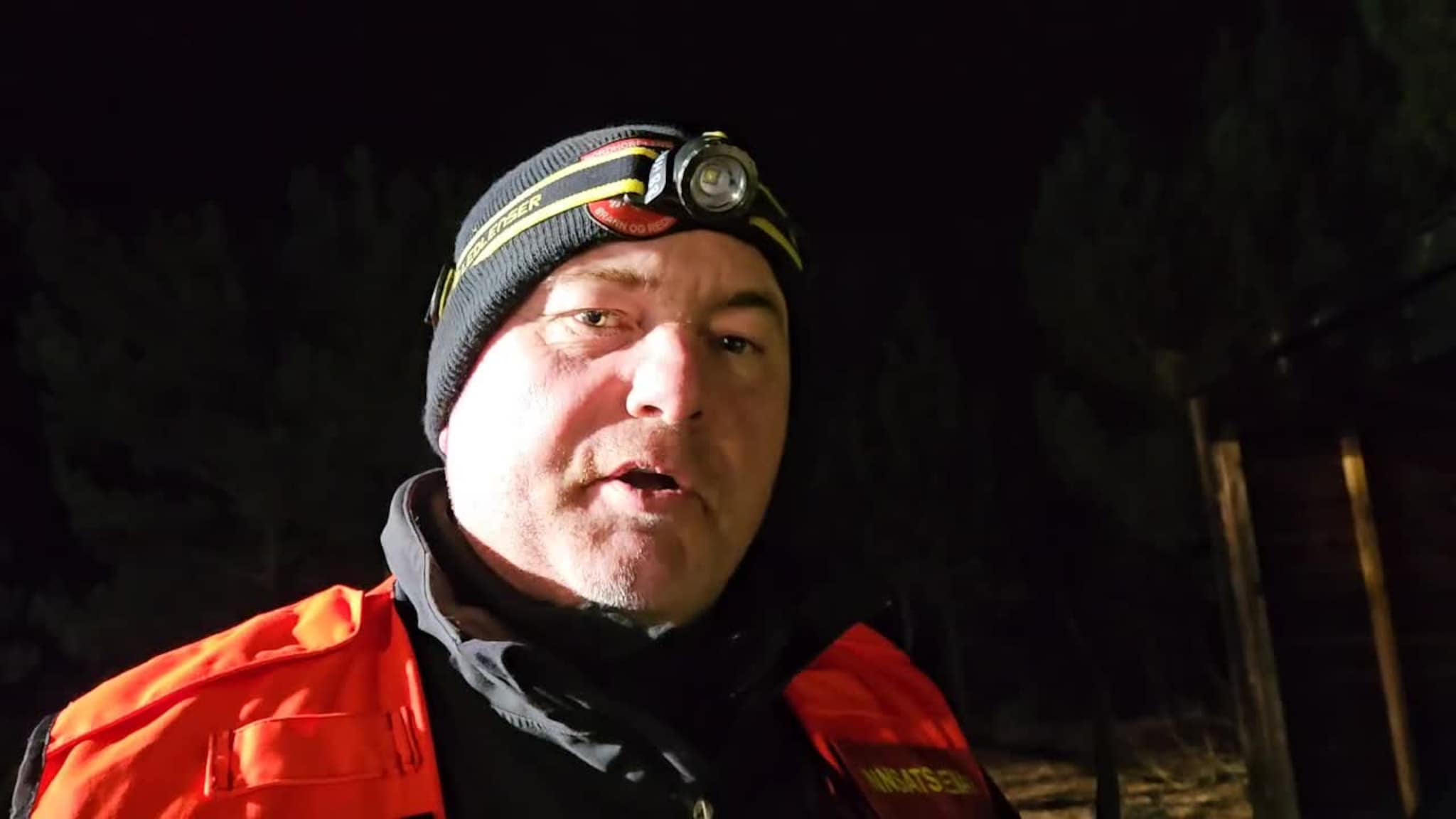 Brann i gapahuk i Knarvik