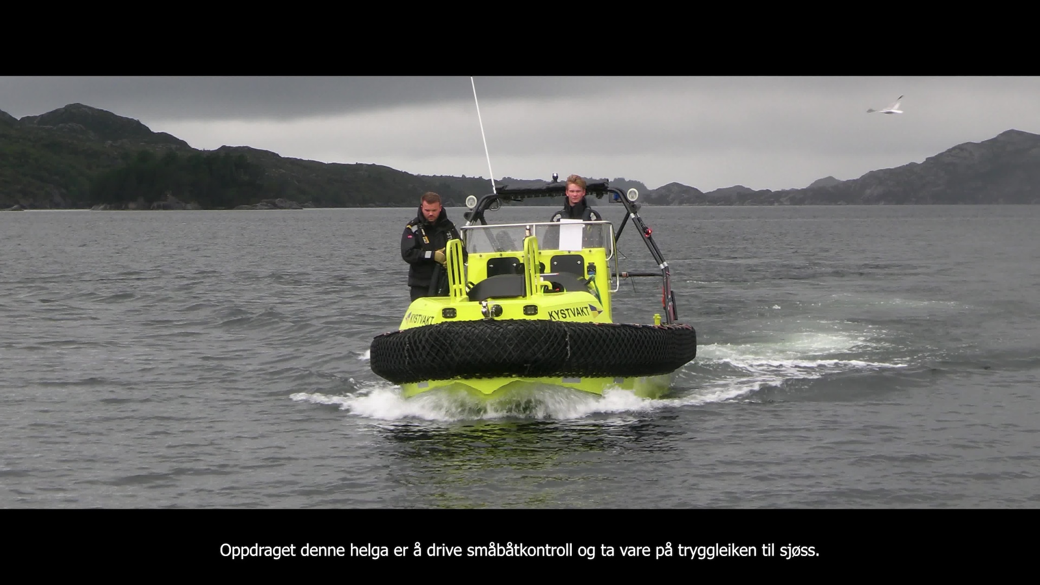 Adrian viser oss rundt på KV «Tor»