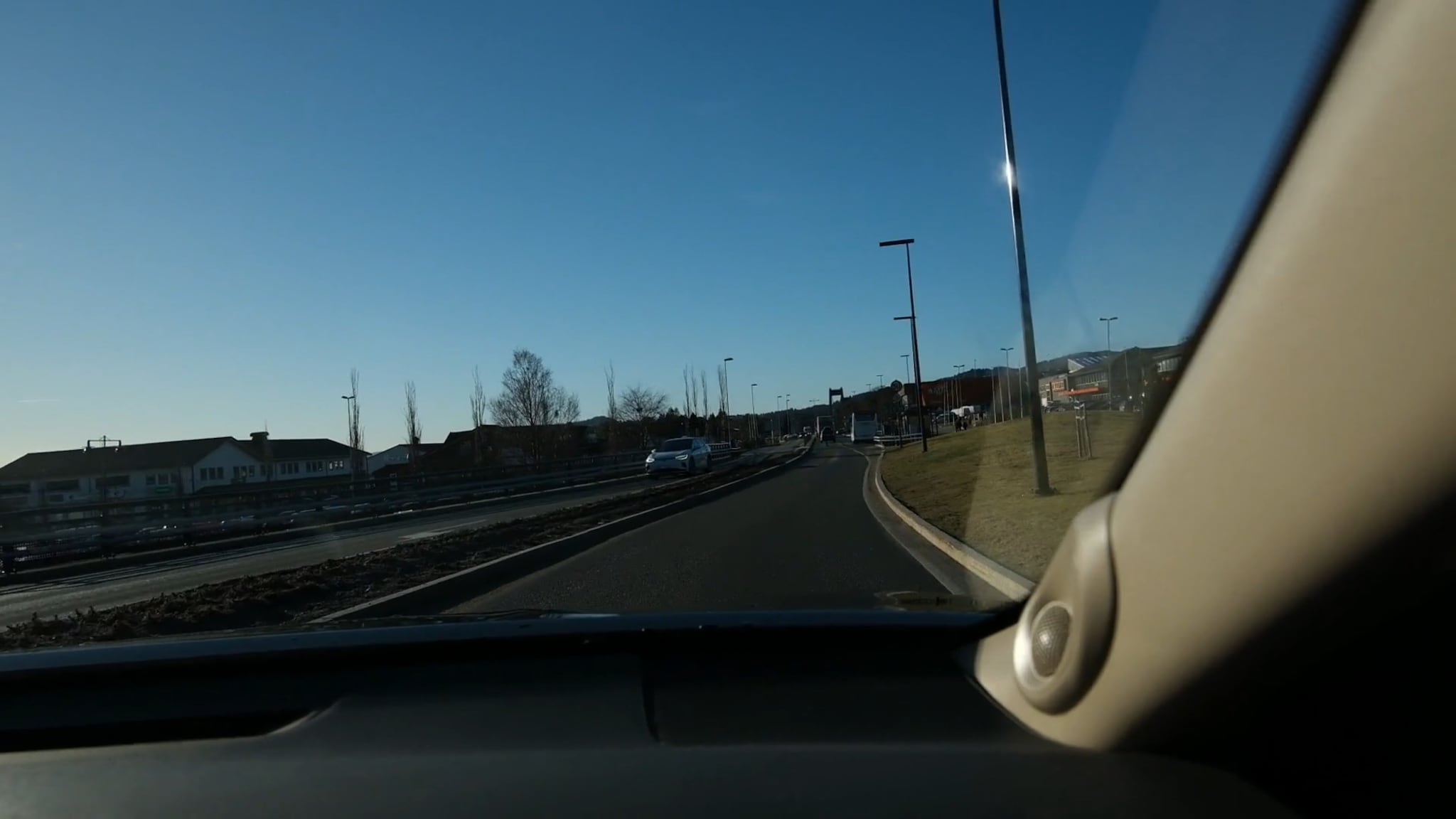 Køyretur i Knarvik sentrum