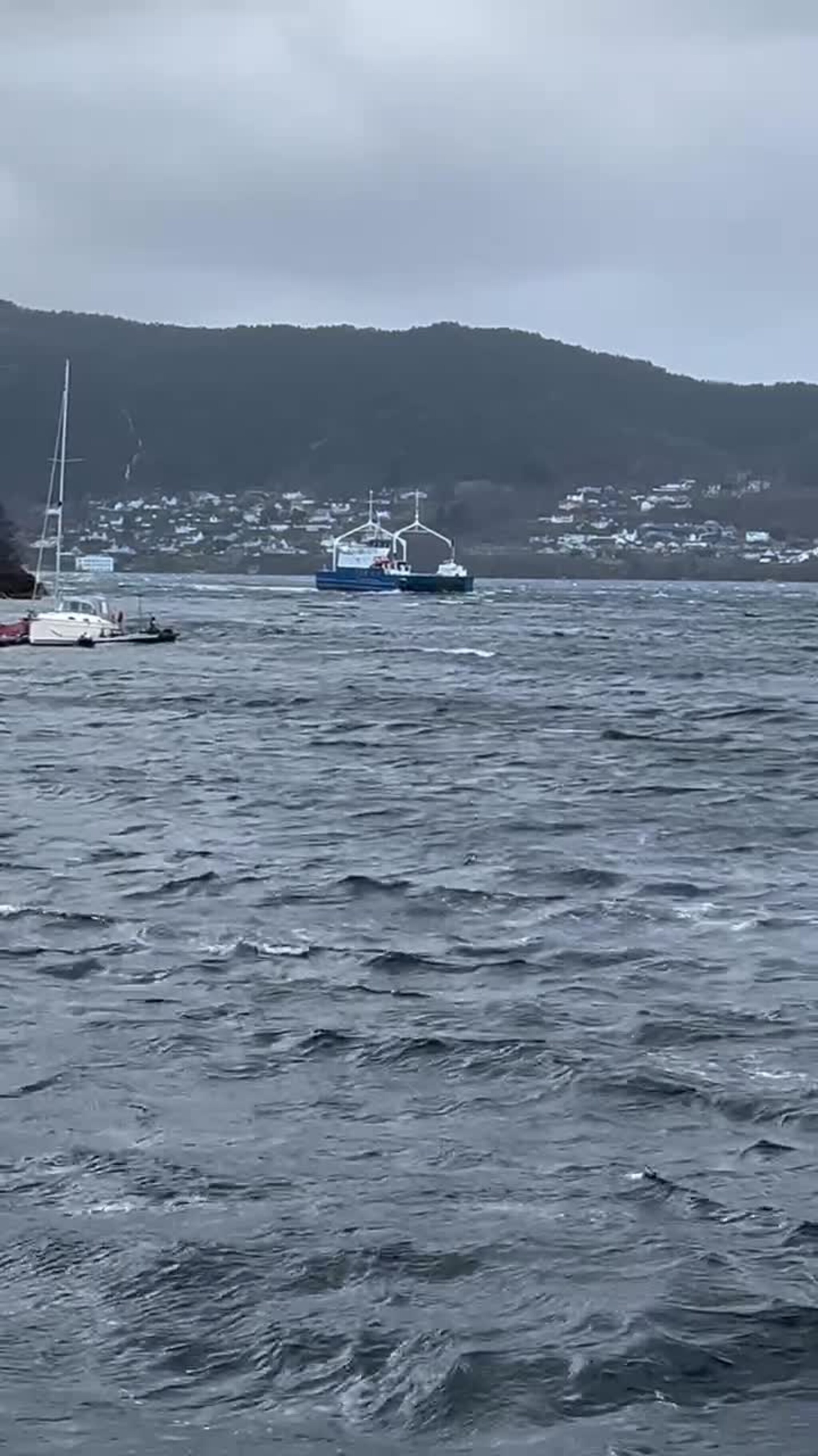 Vindfullt på Valestrand