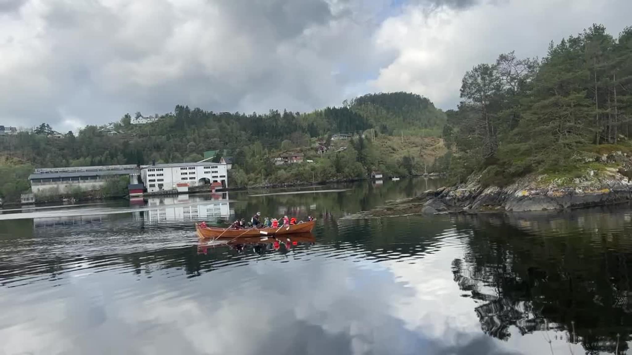 Roing på Vågane
