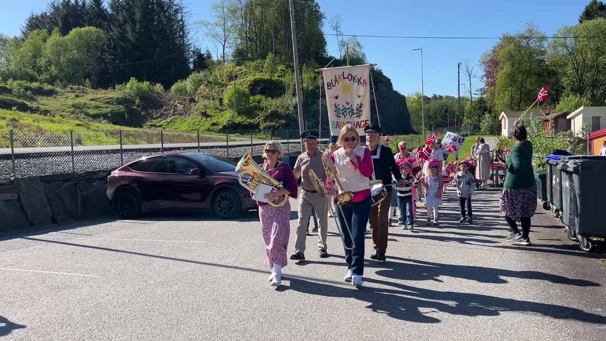 16. mai-tog på Meland