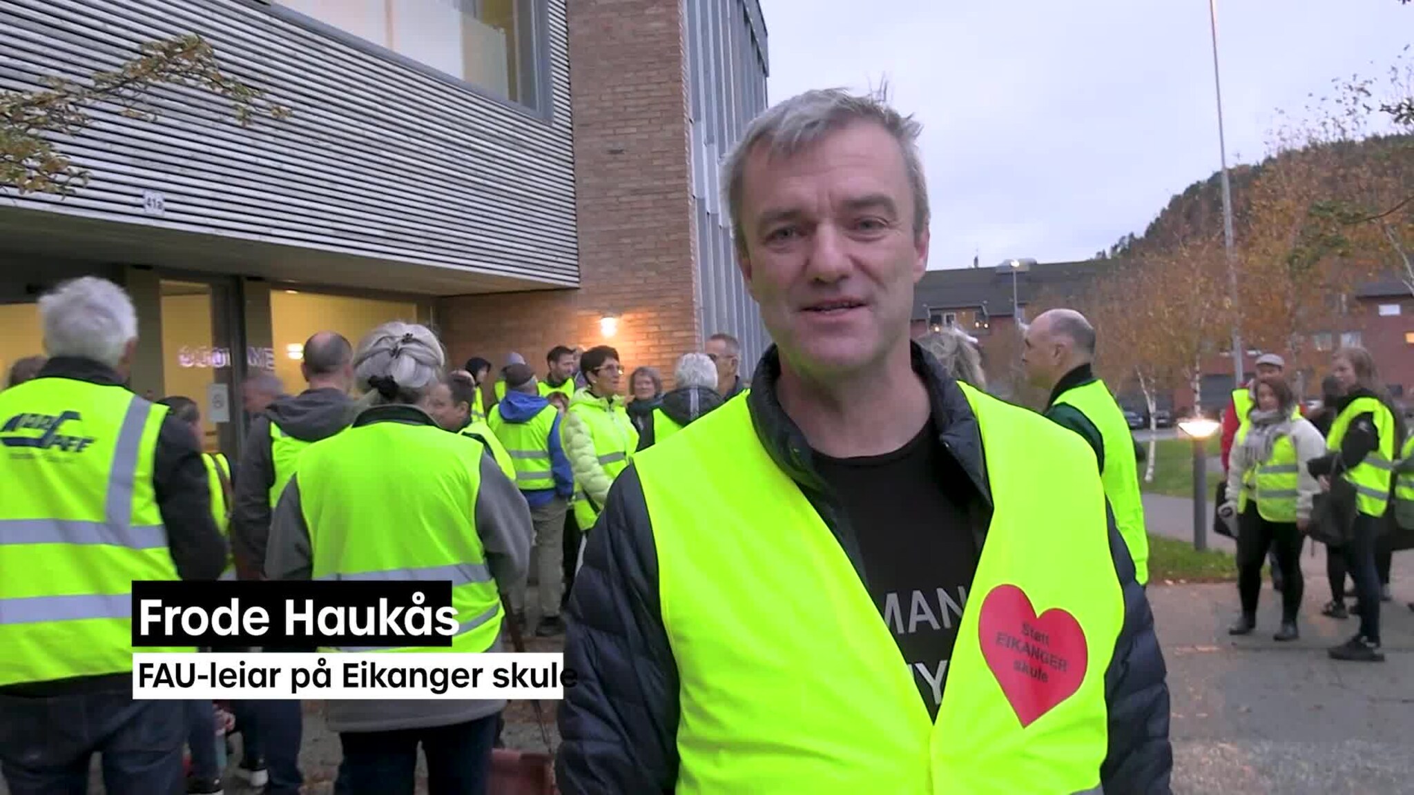 Demonstrerte for skulen