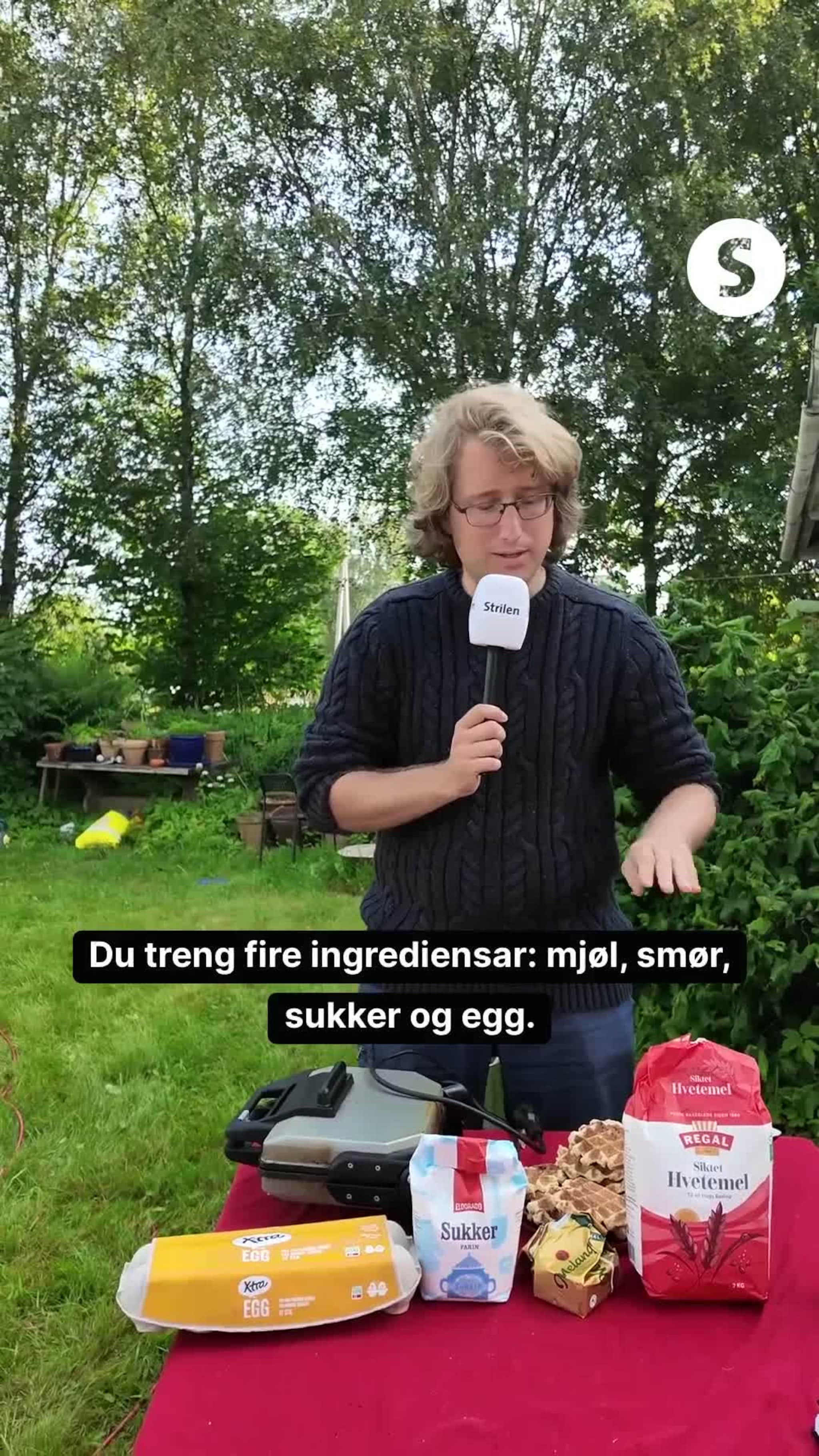 Slik lagar du belgiske vaflar a la Nicolas!
