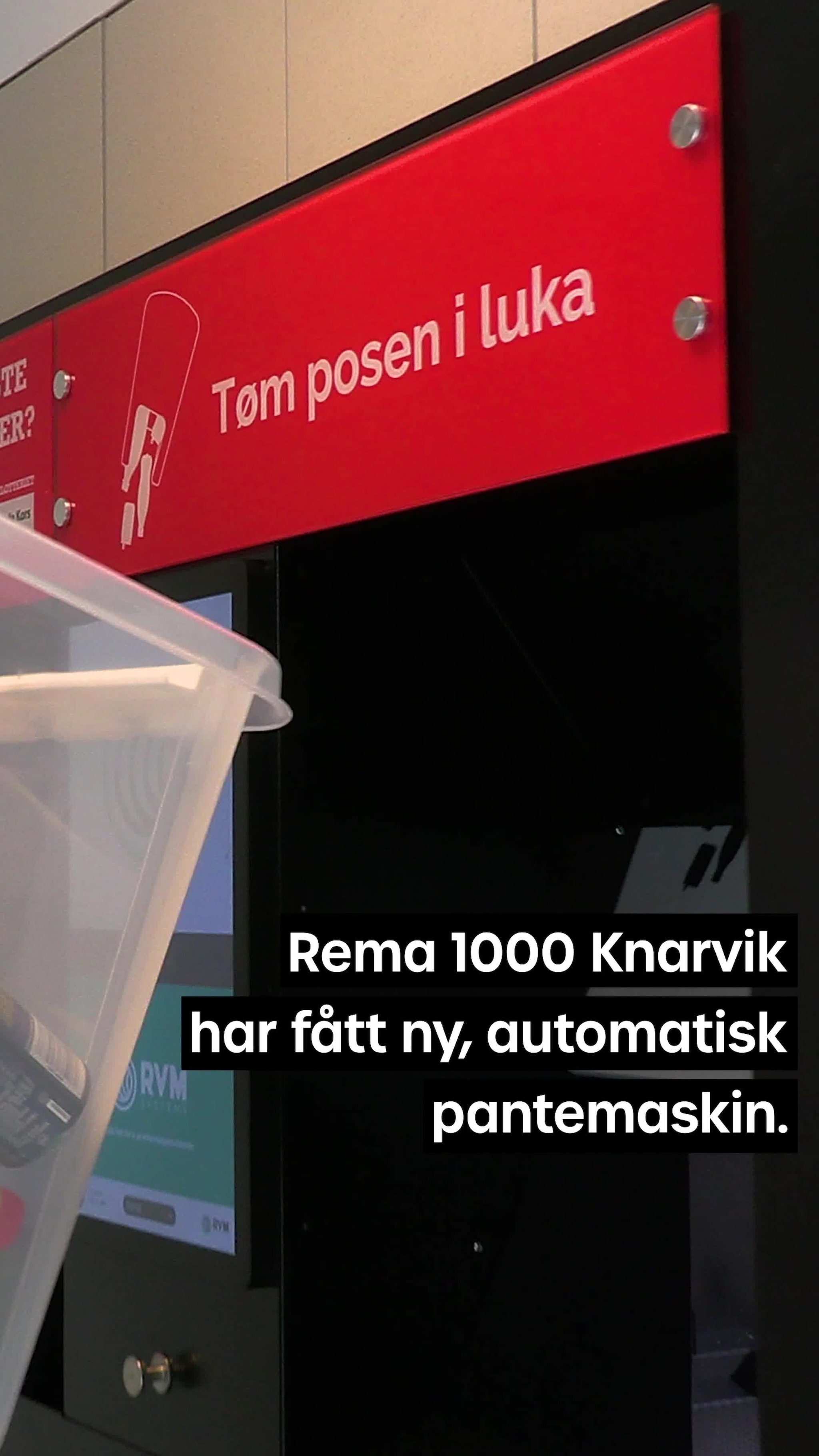 Rema 1000 Knarvik har fått seg pantebeist