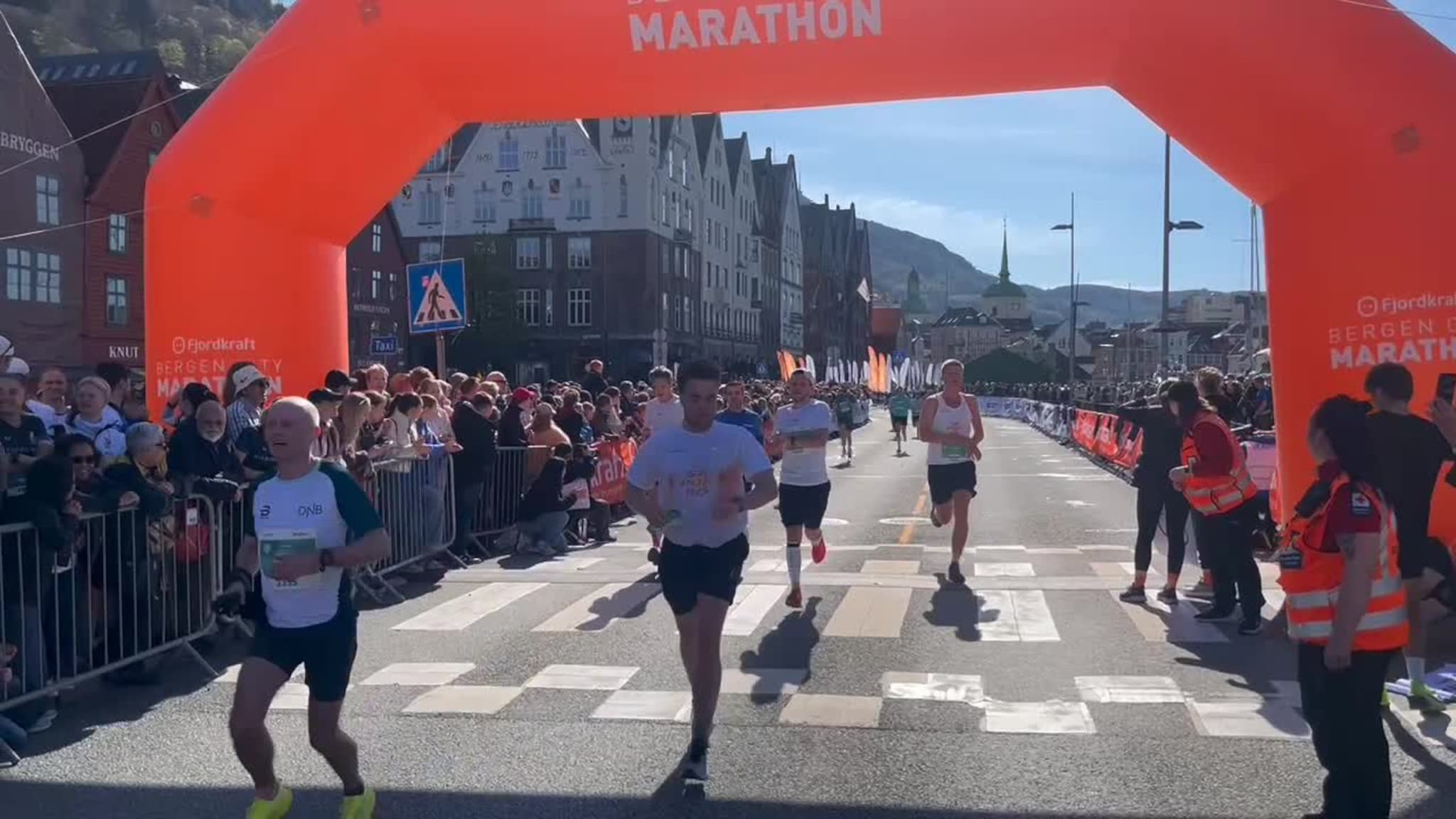 Maratonløpar Erlend Vabø i mål