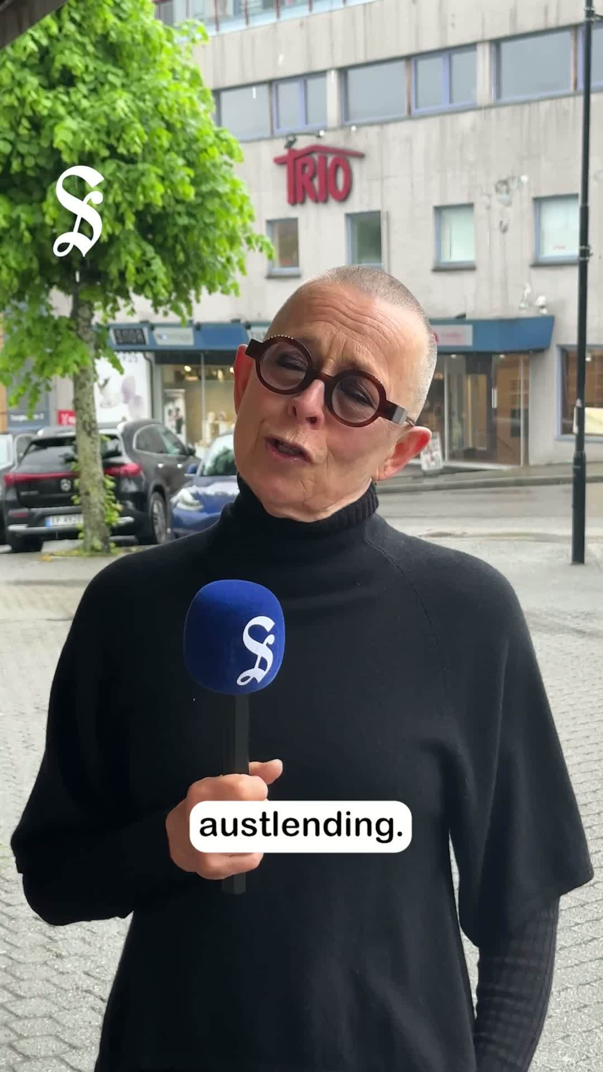 Ikkje imponerte over vêret