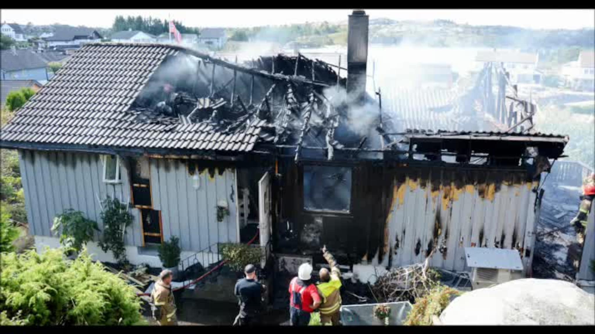 Husbrann på Fitjar