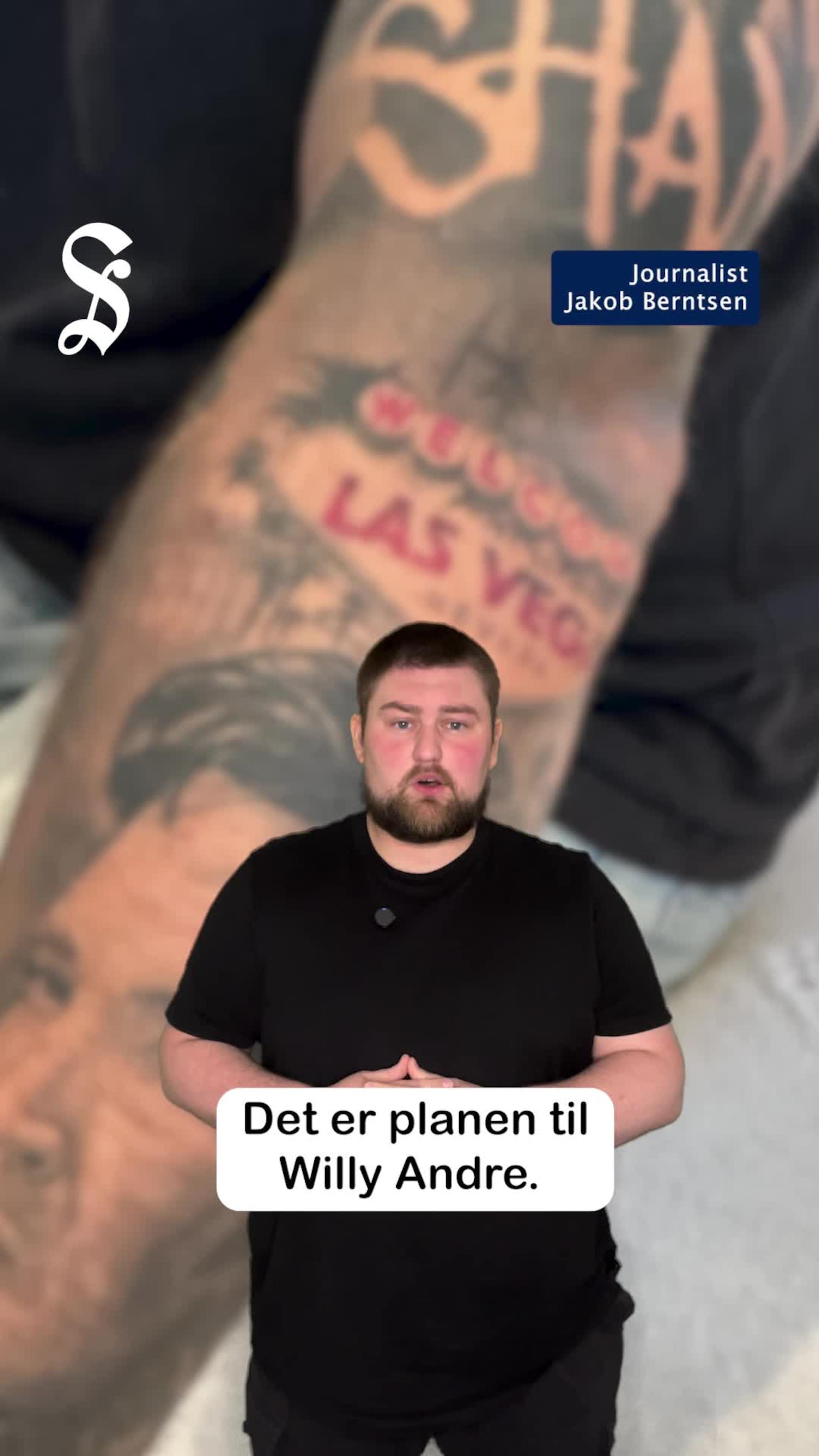 Willy André vil tatovera heile kroppen