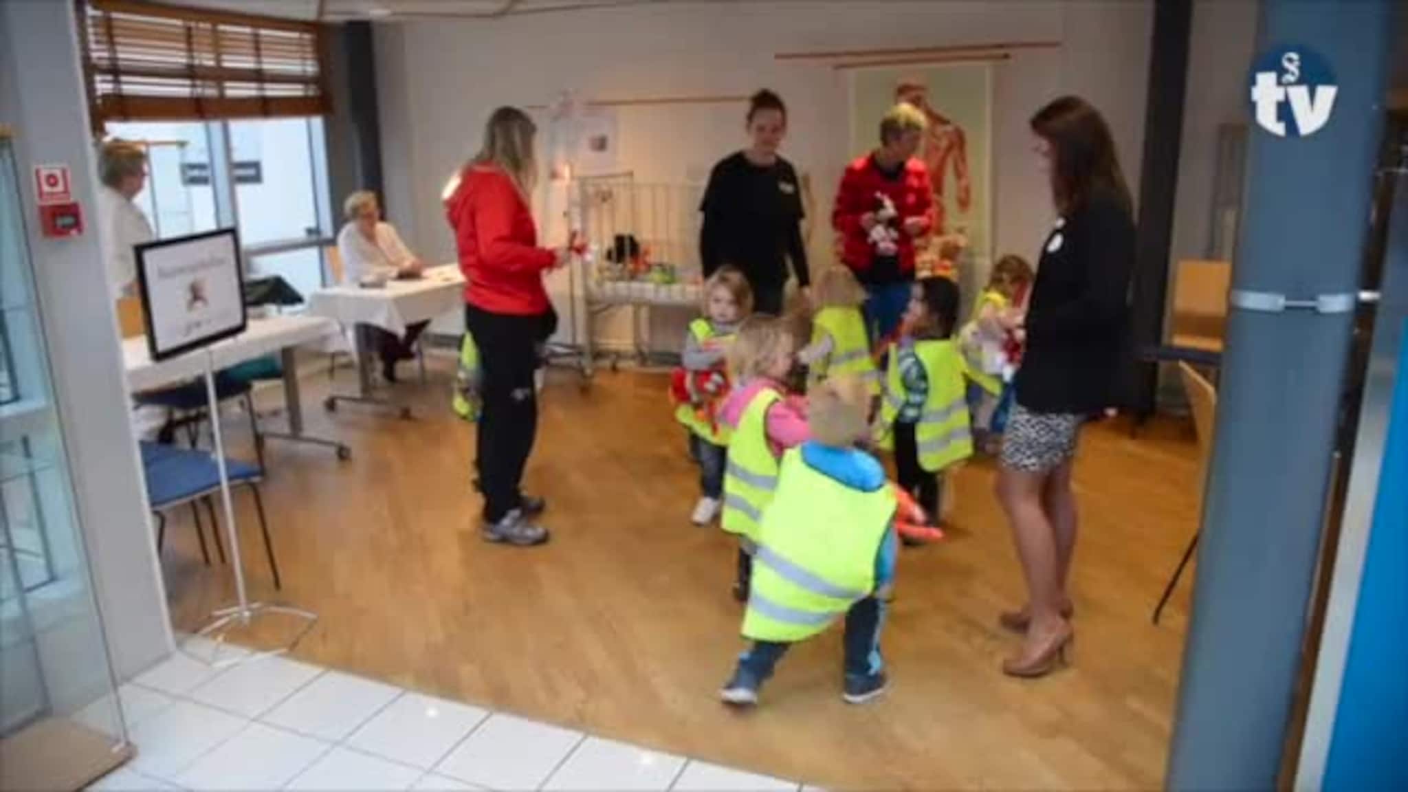 La bamsane inn på "sjukehus"