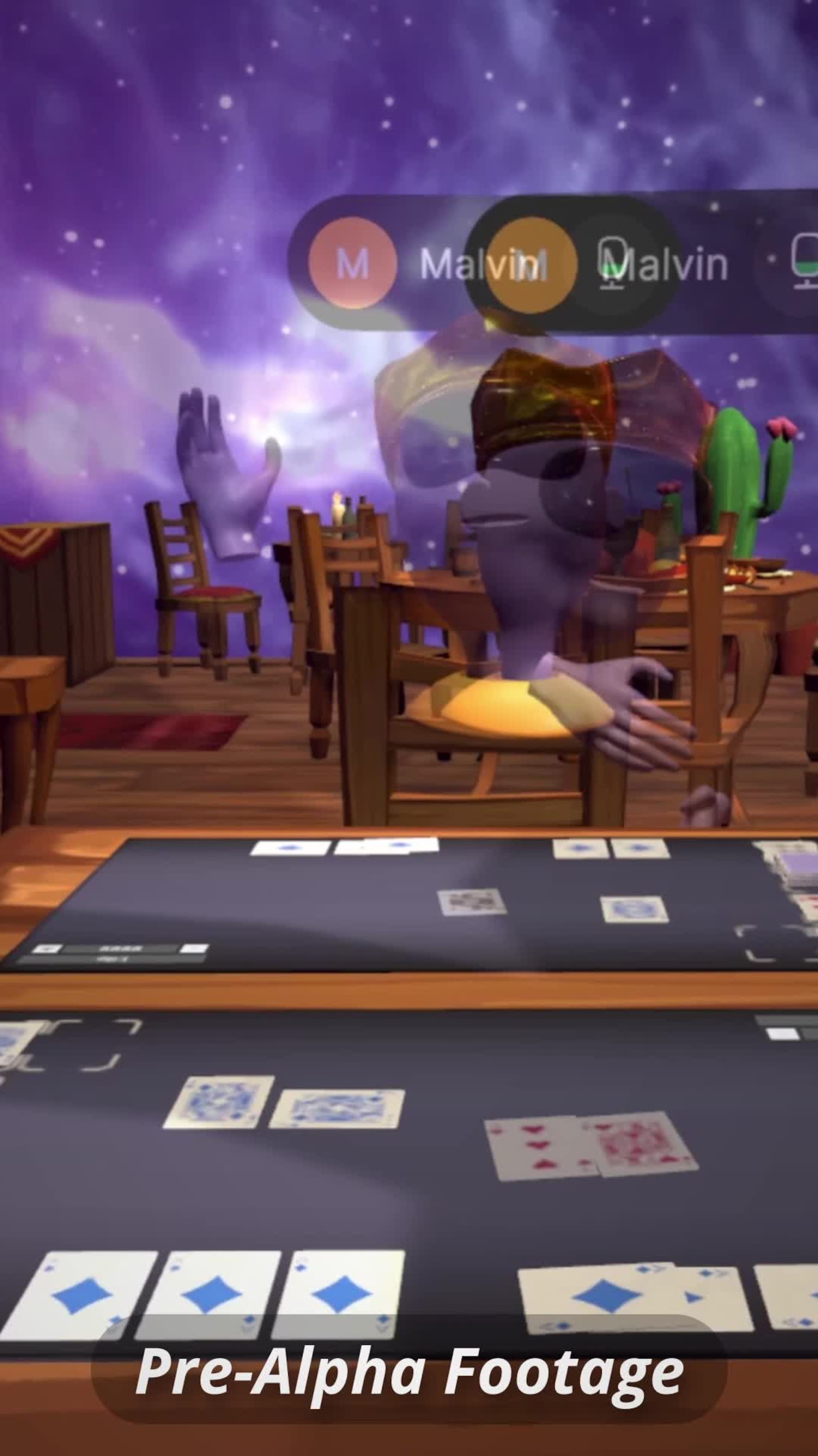 Kortspelsimulatoren til Malvin