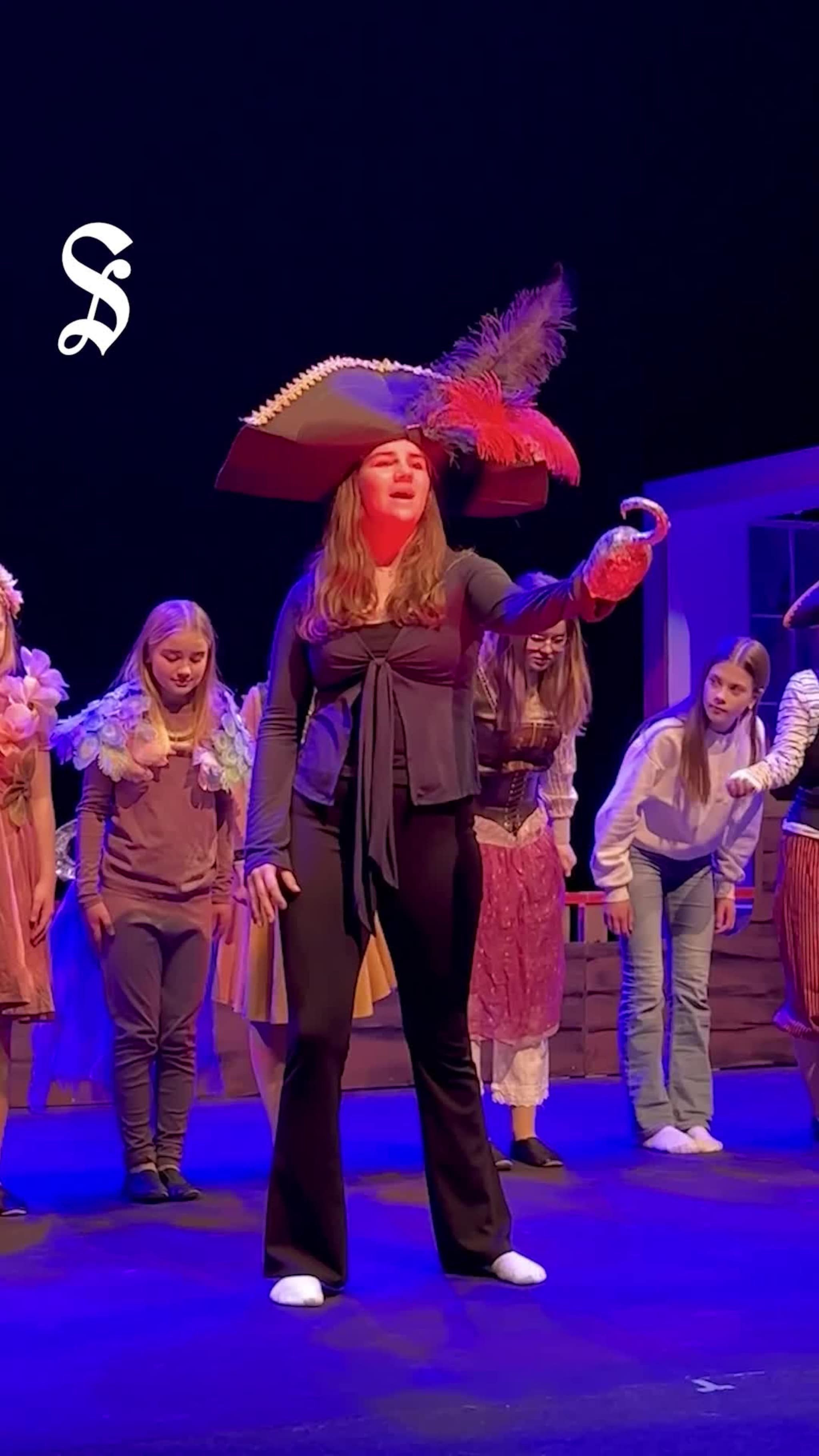 Set opp familieframsyninga Peter Pan