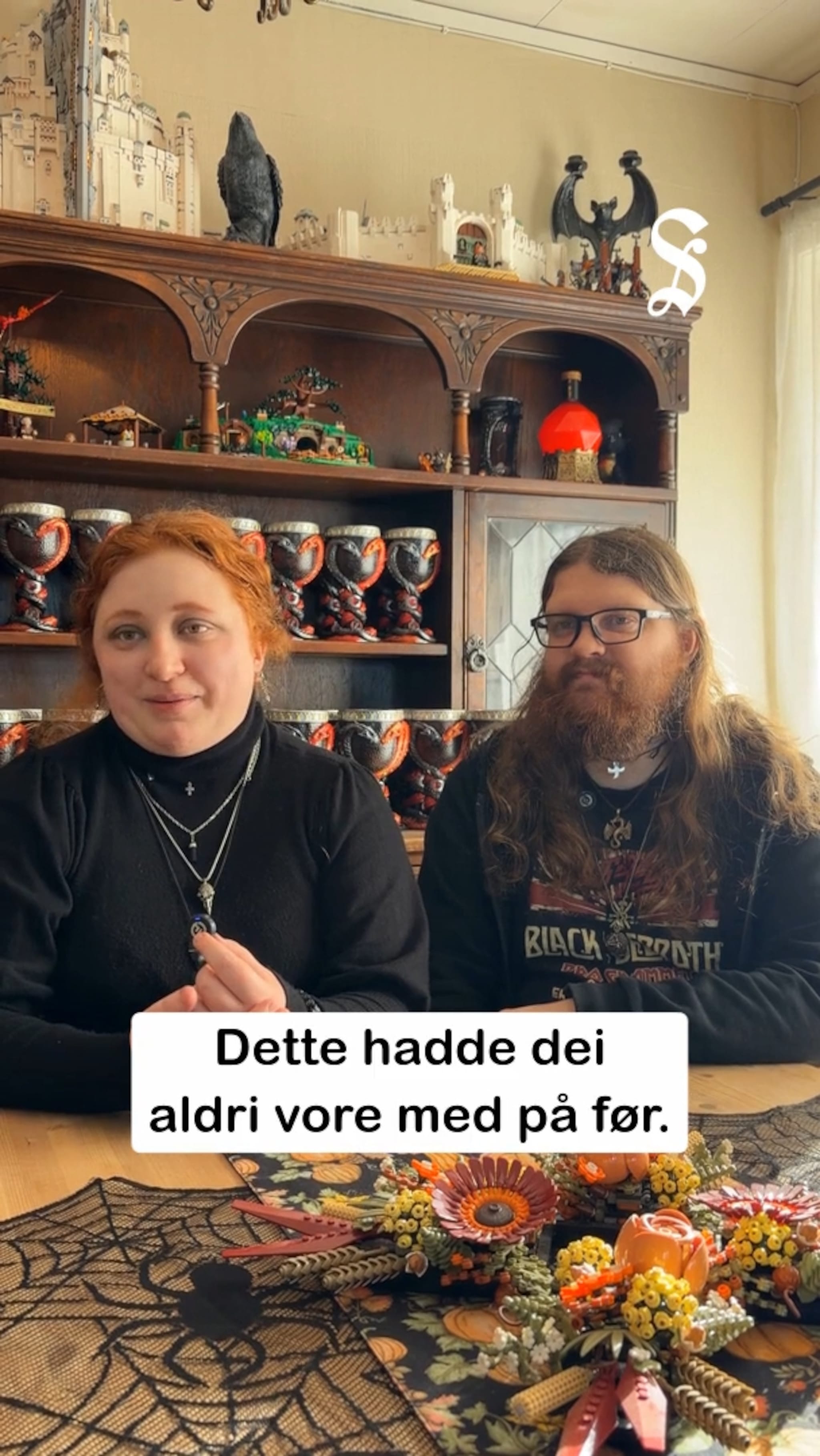 Giftar seg på halloween