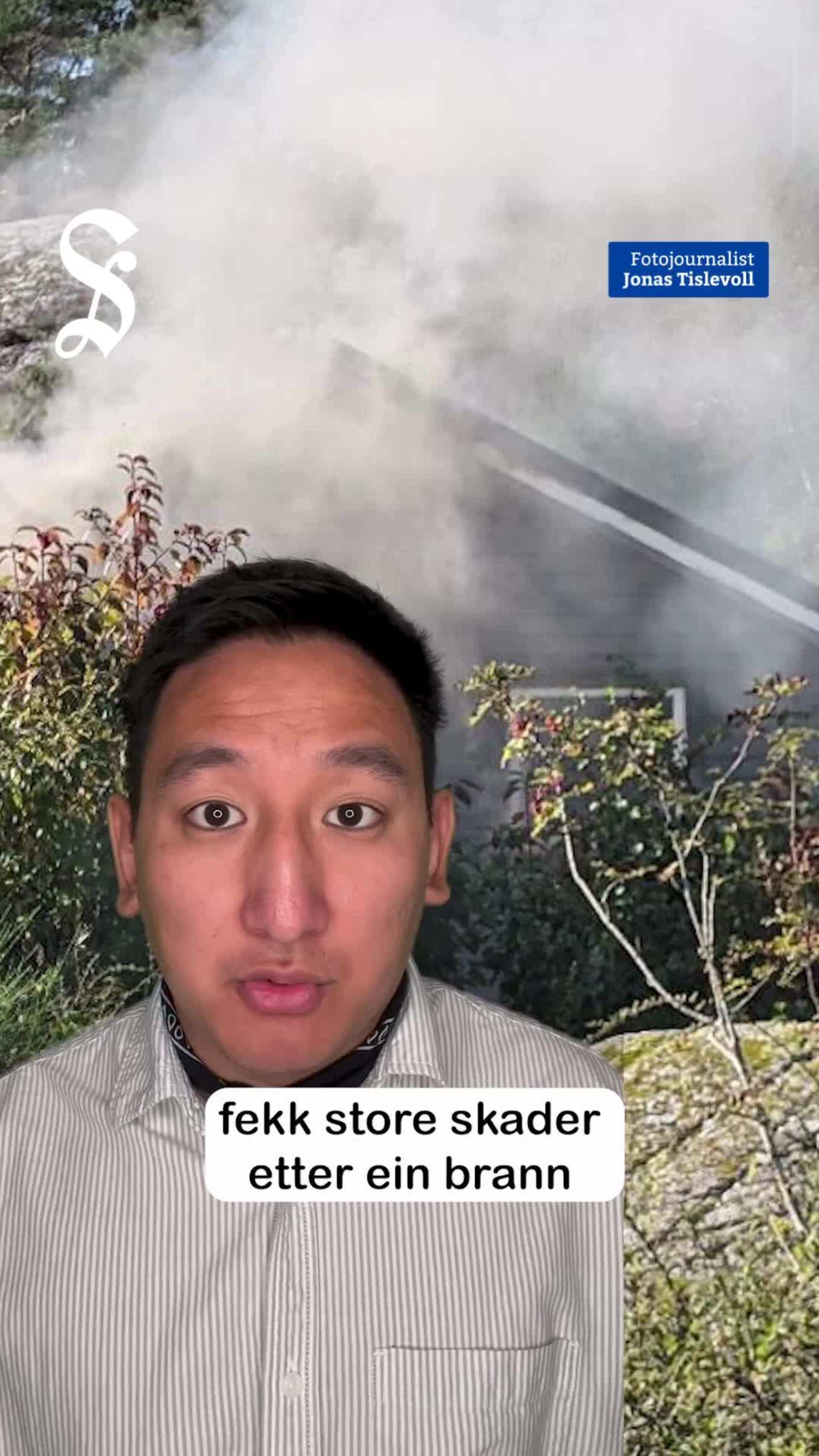 Brann i Dåfjorden søndag