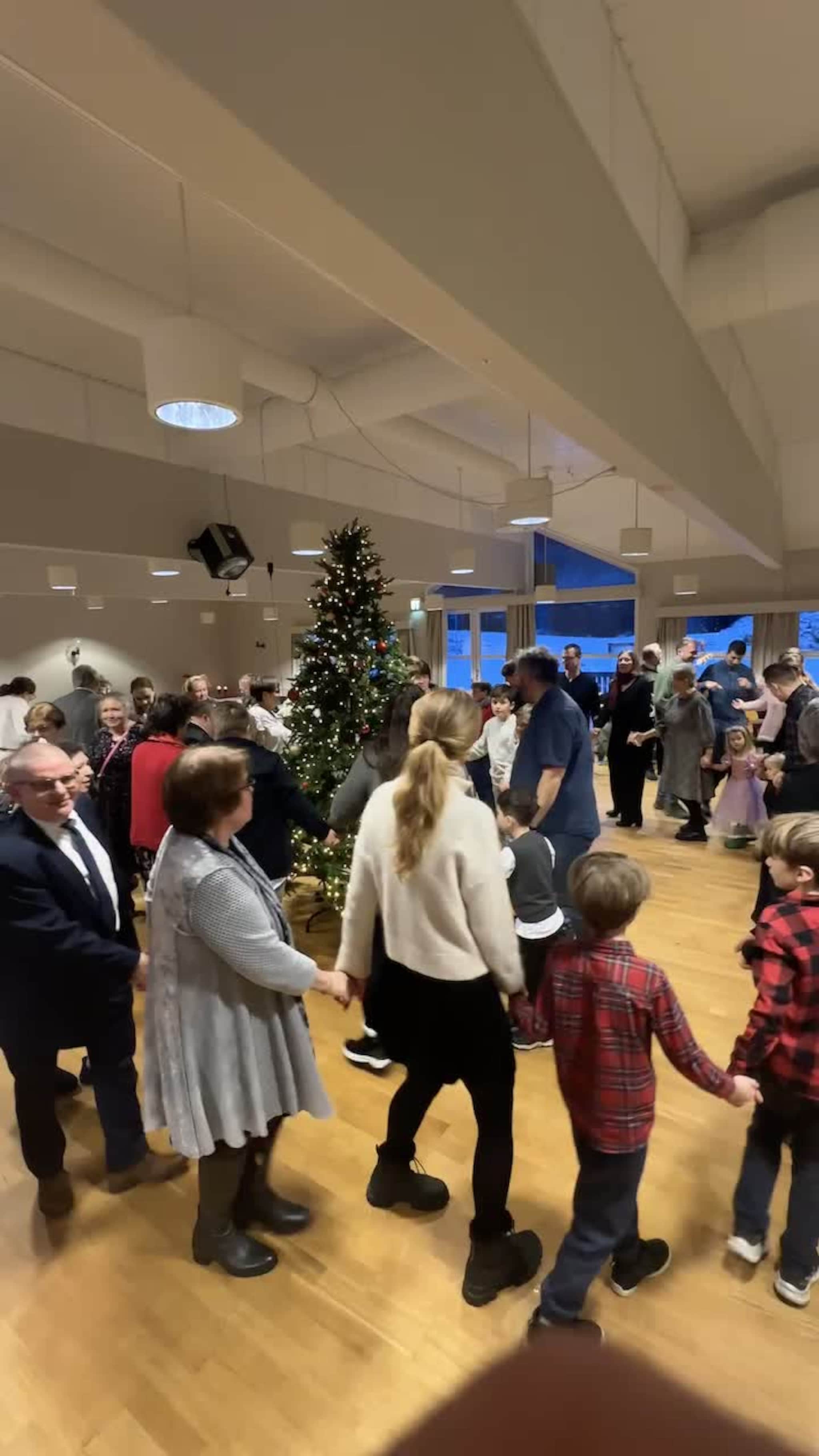 Juletrefest i Solidhuset