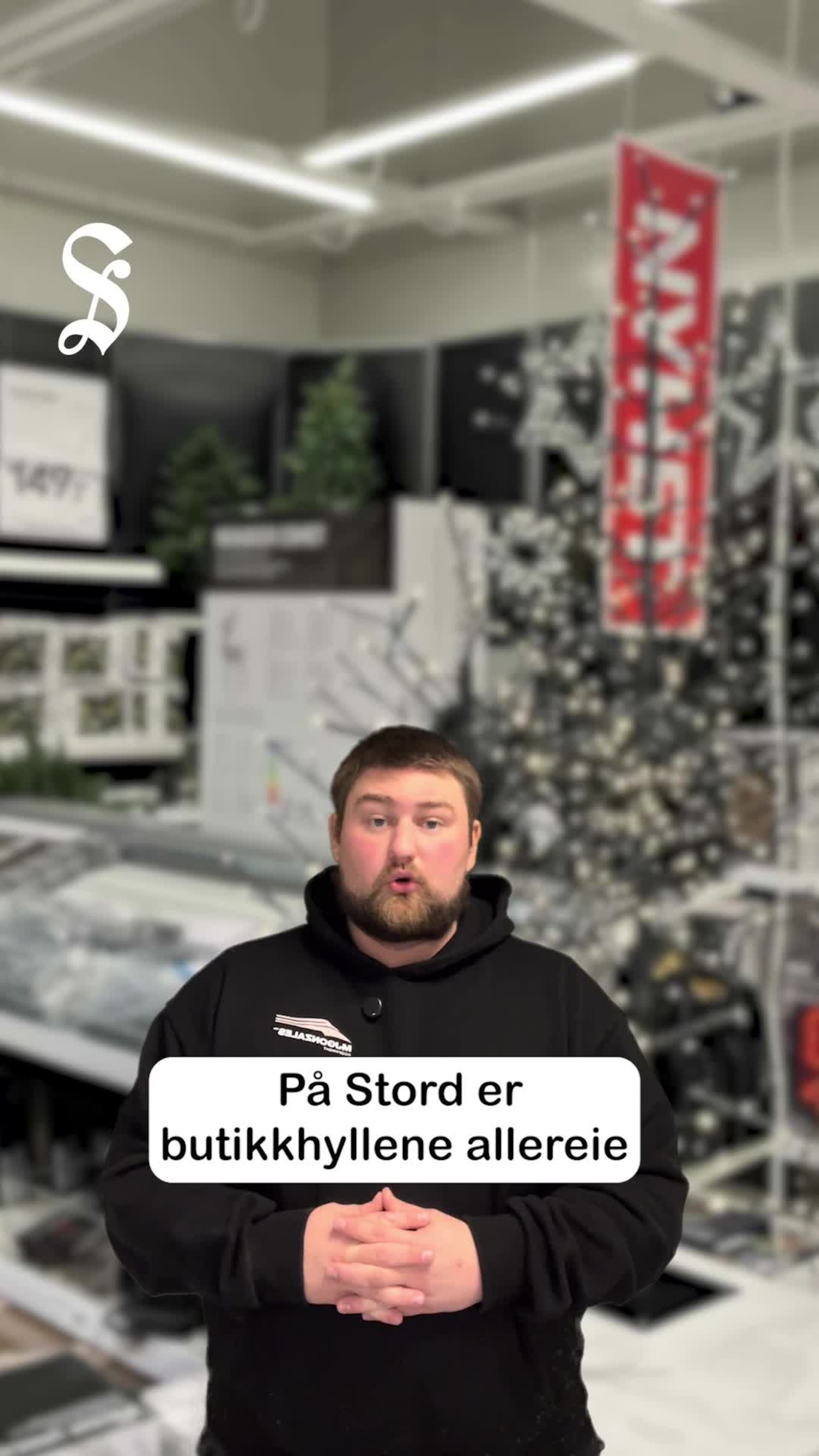 Tidleg jul i butikkane
