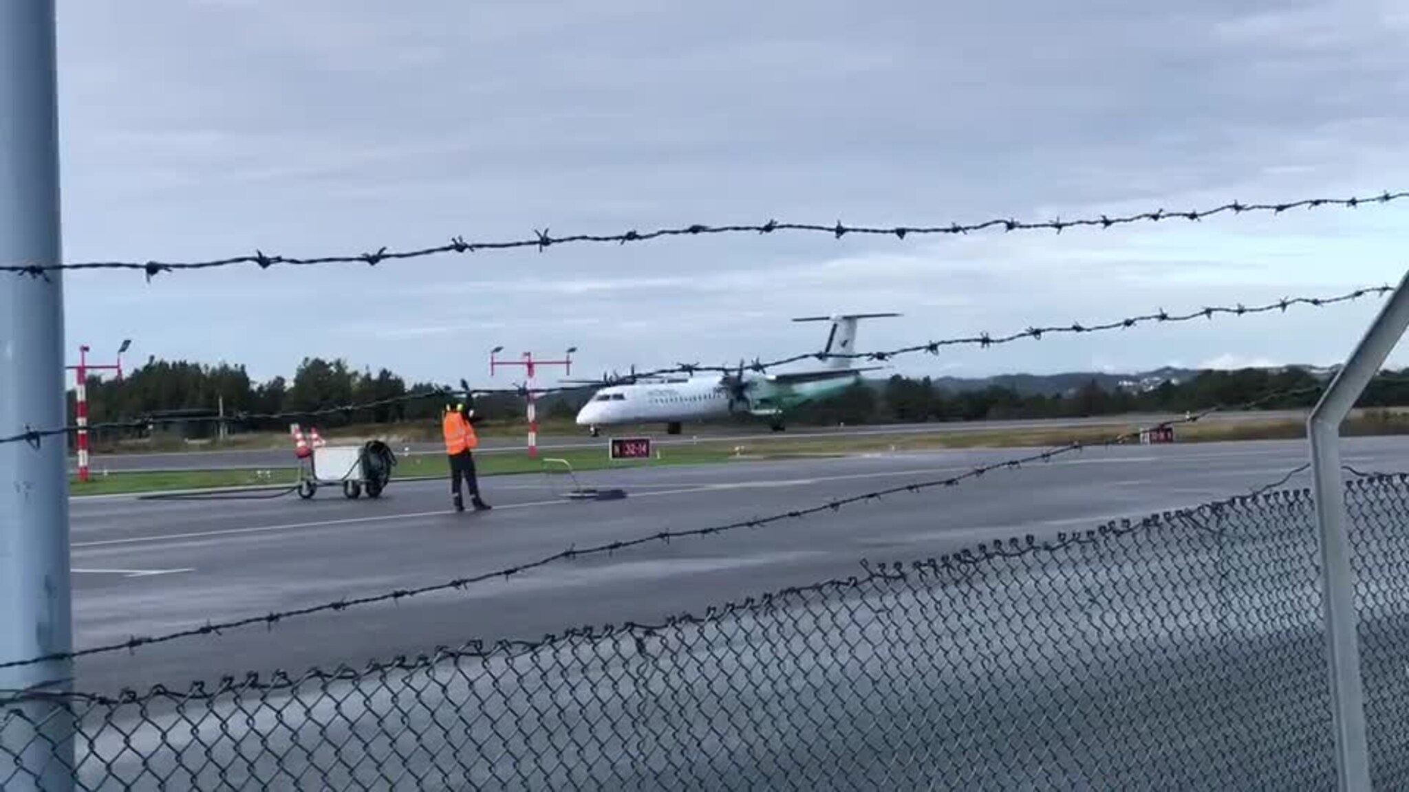 Her landar «rekordflyet» på Sørstokken