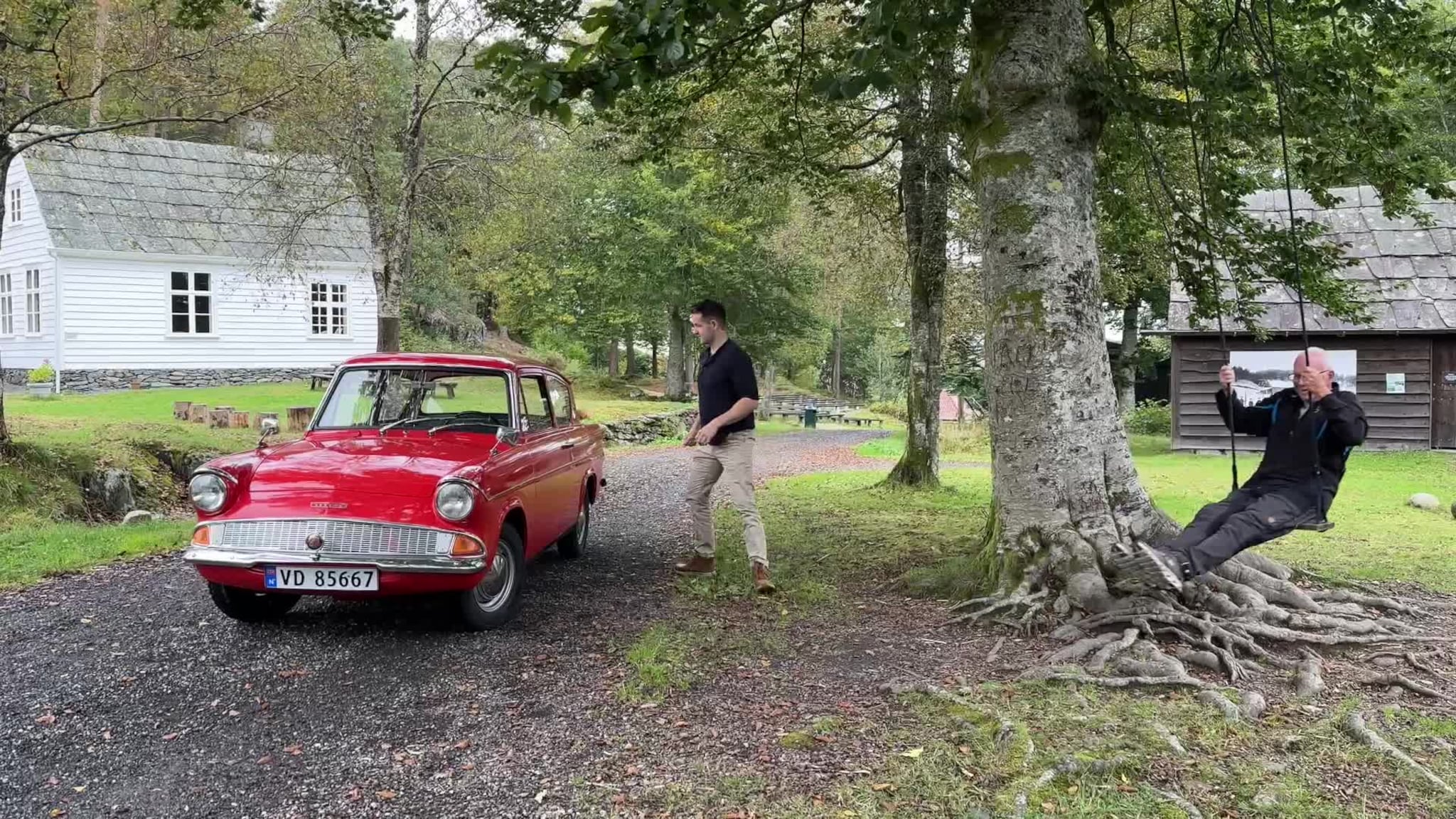 Ford Anglia på Stord