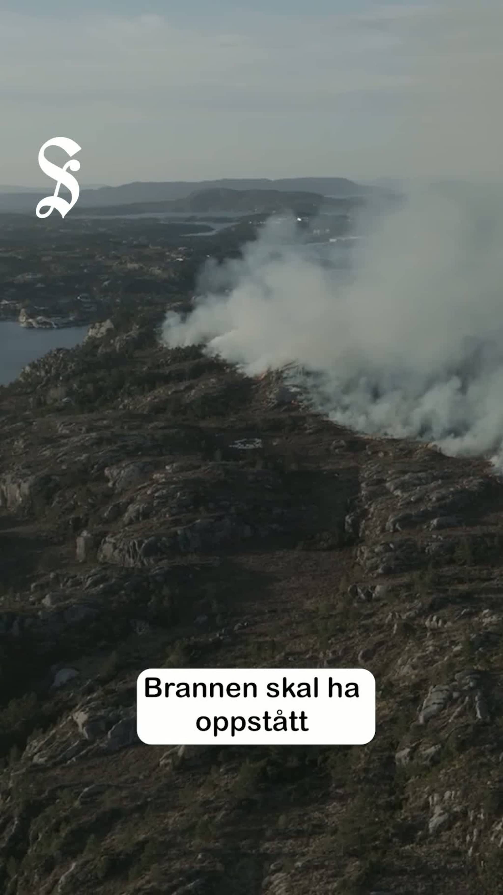 Skogbrann på Fitjar