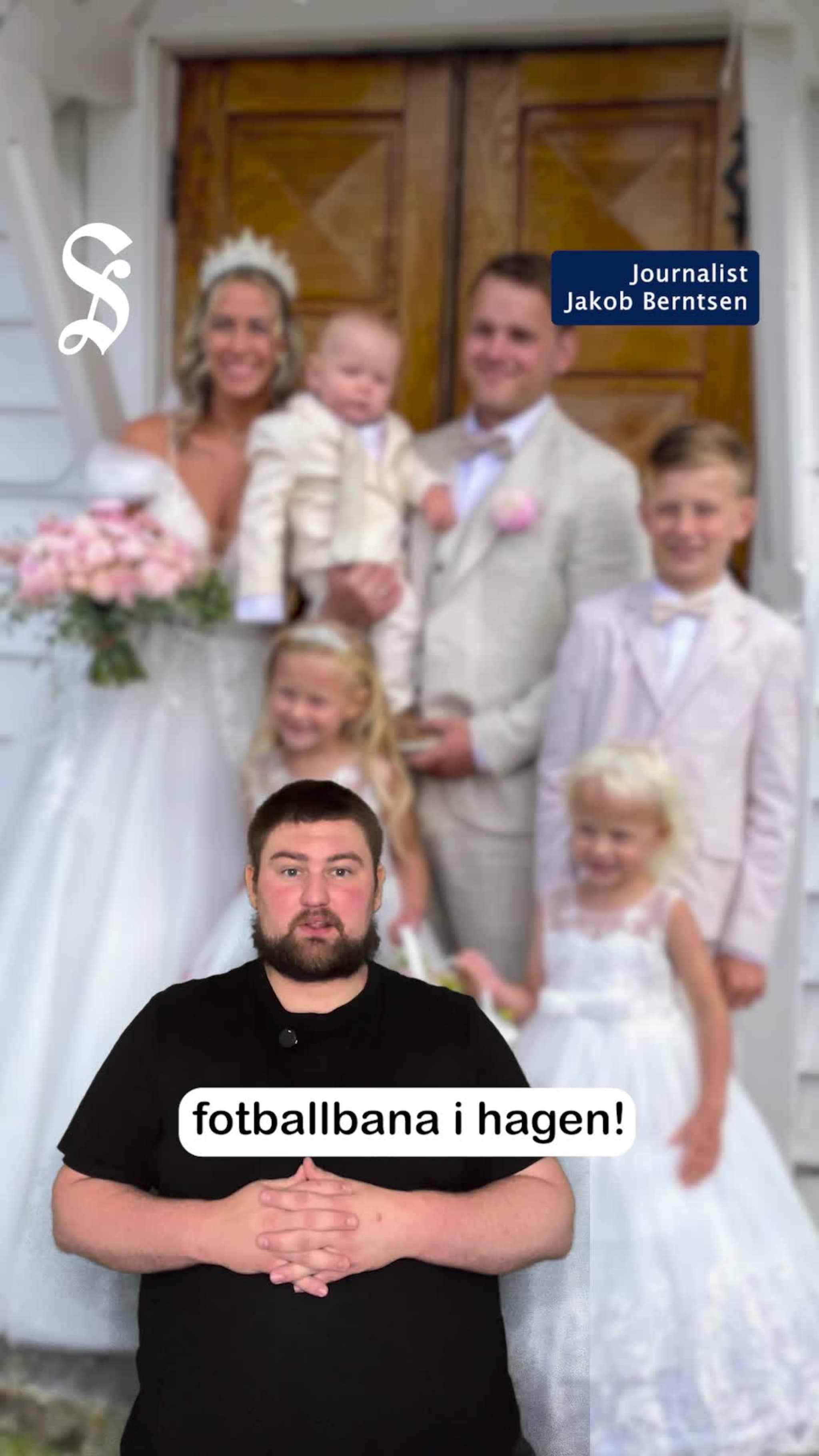 Bryllaupet på fotballbane