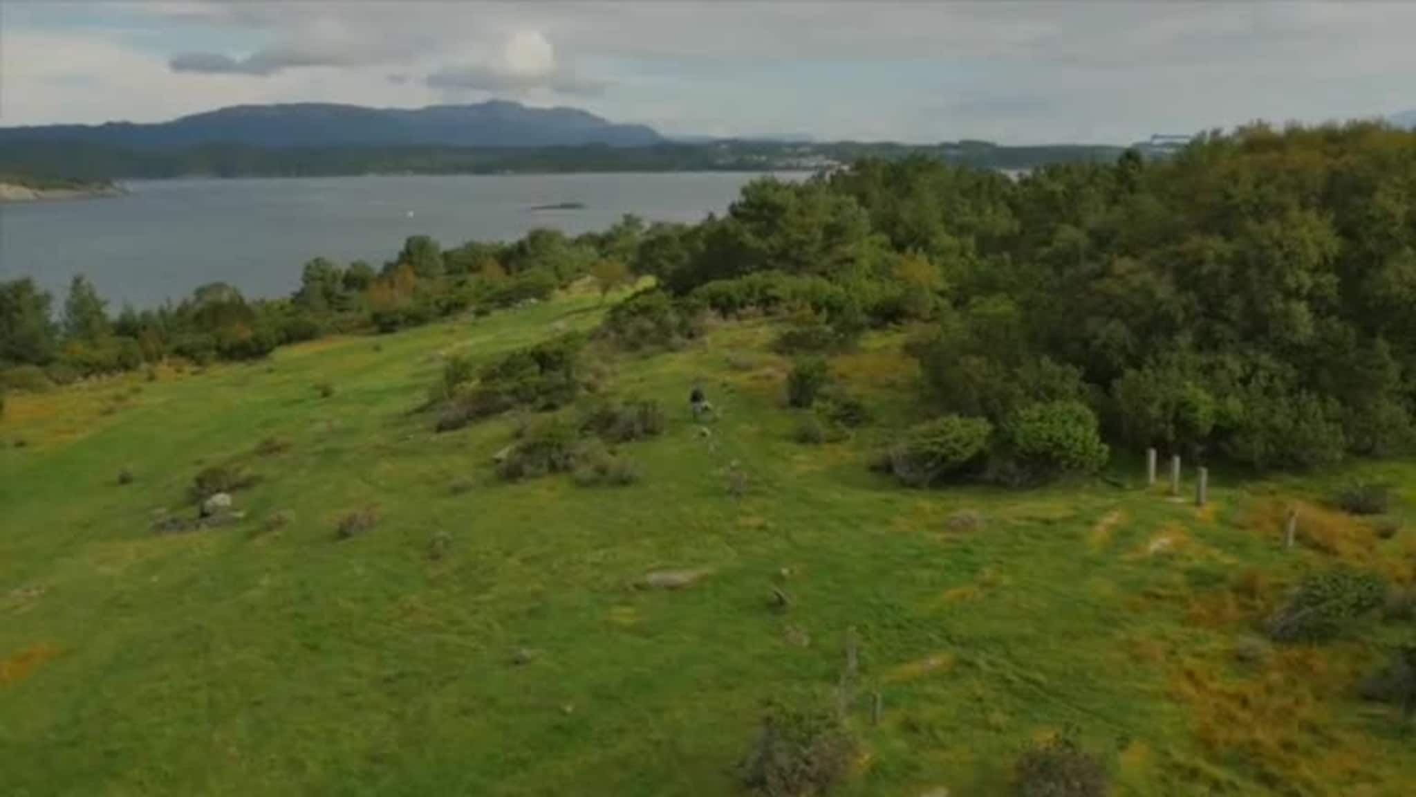 Digernes og Otterøy filma frå lufta med drone