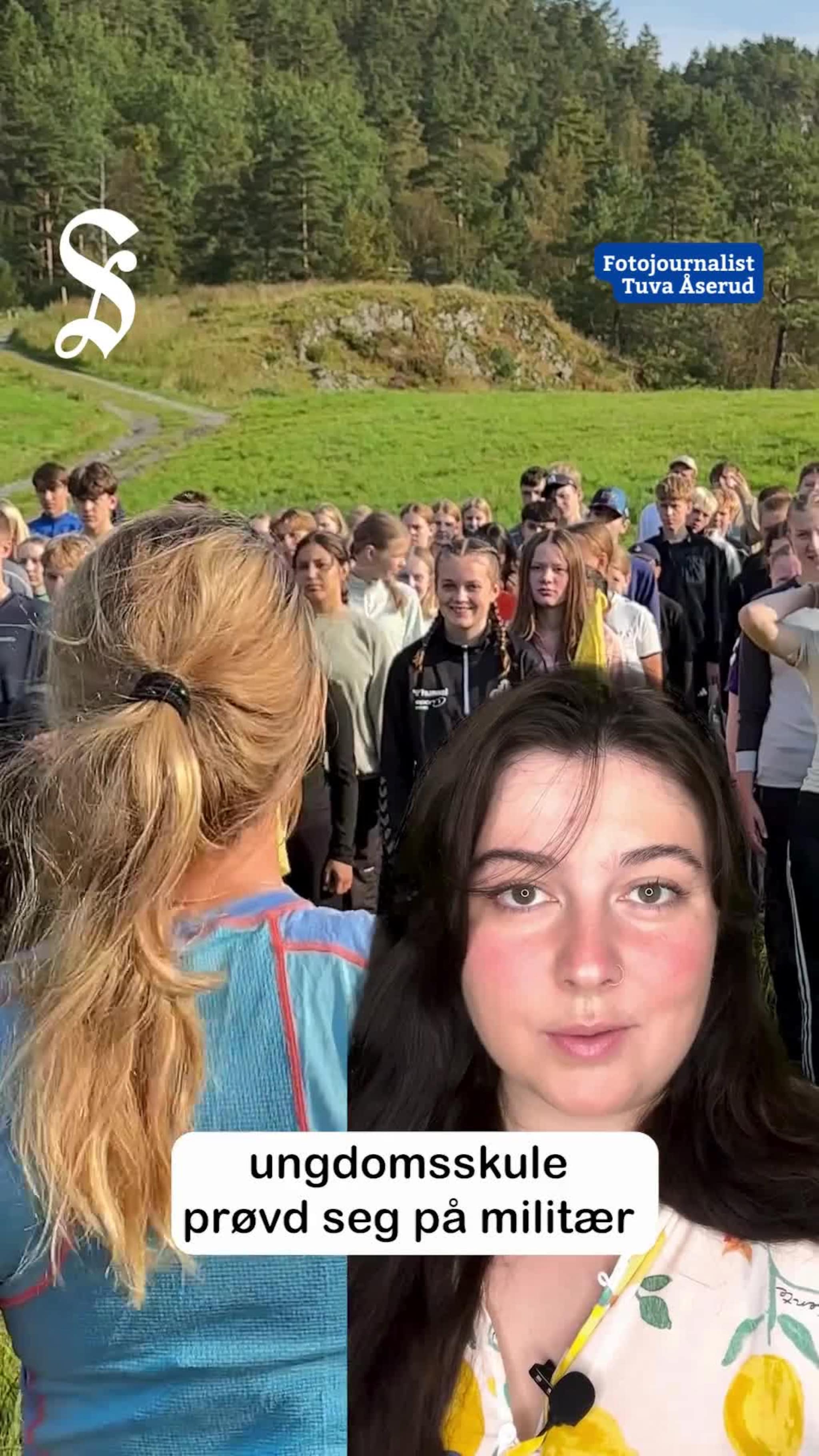 Fekk prøva seg på militær disiplin
