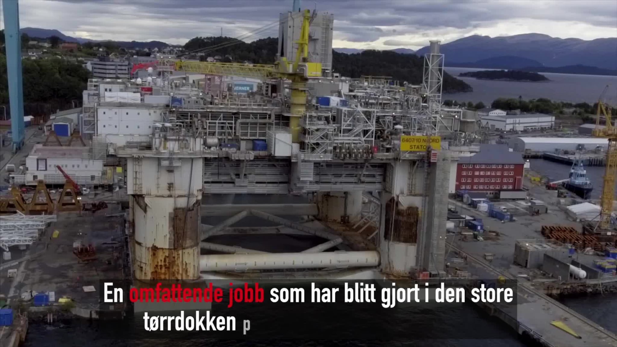 Her kjem Njord ut av dokken