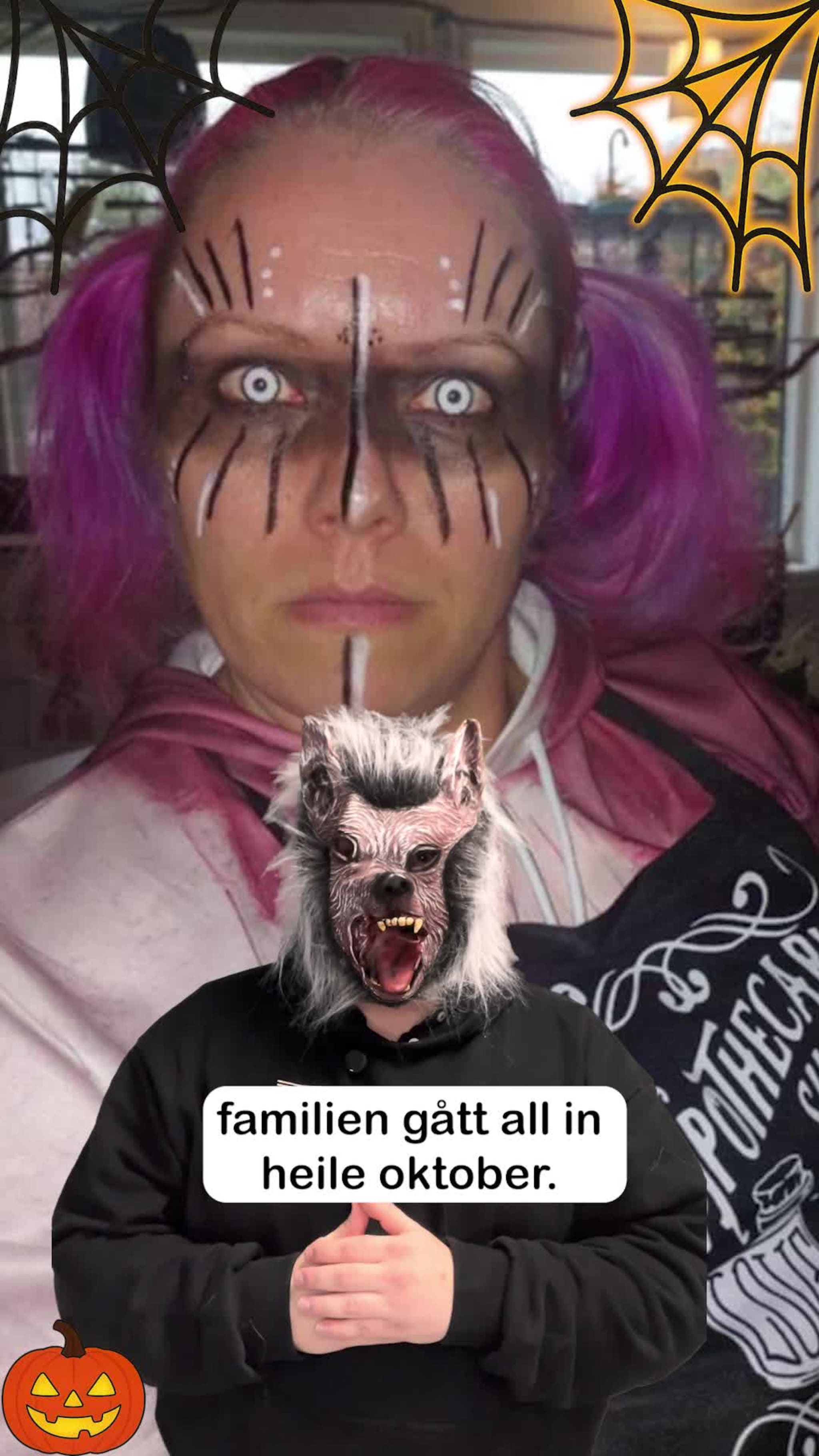 Halloween er årets happening for familien