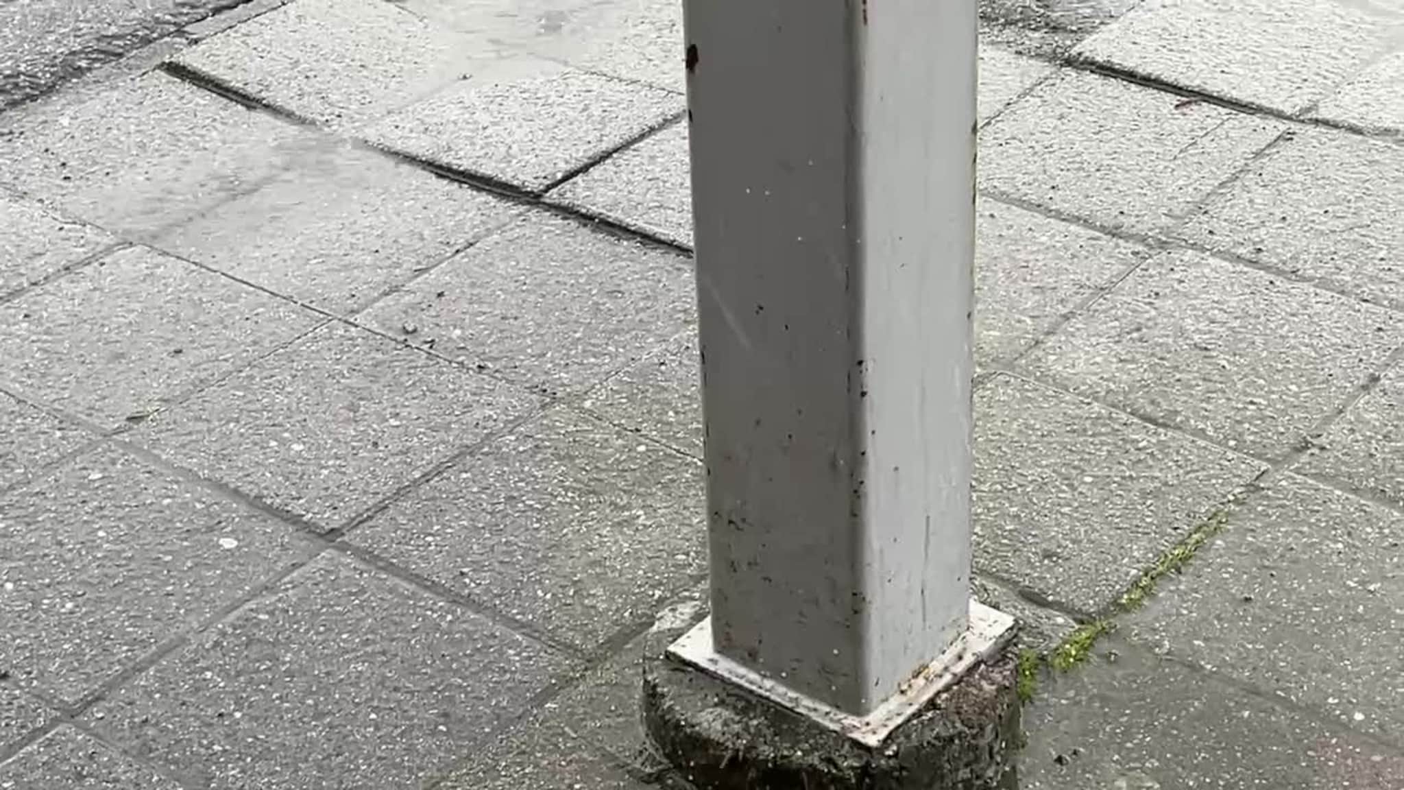 Hagl på Ler
