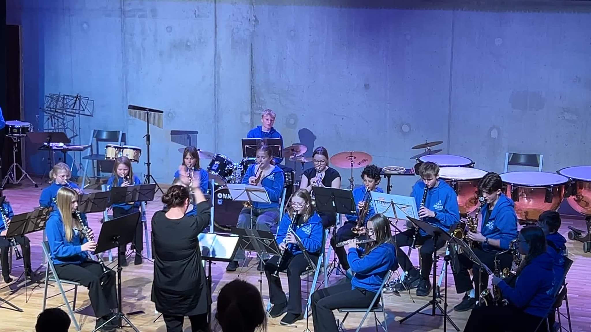 Horg og Flå skolekorps på konsert