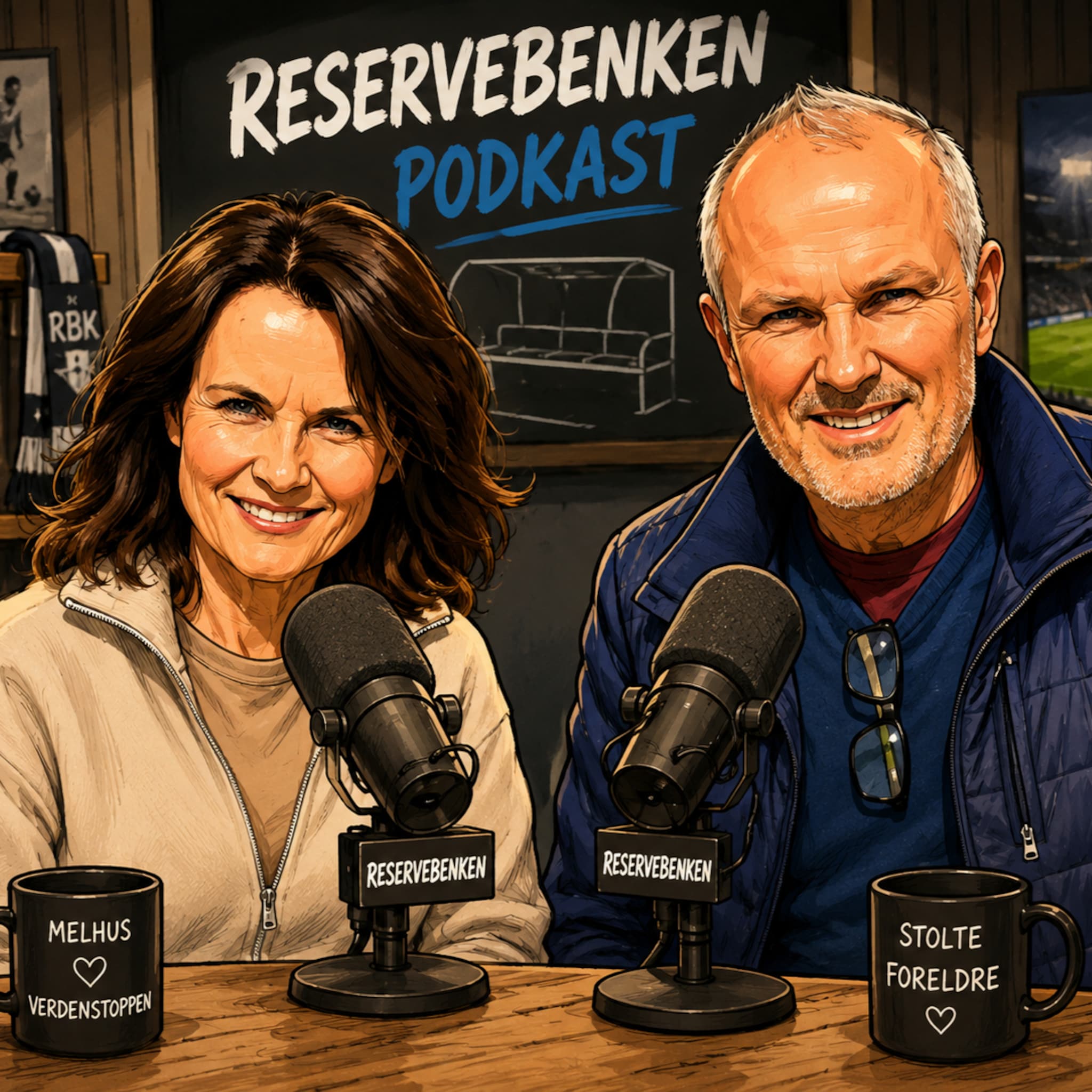 Reservebenken: Ørjan Engen og Gudrun Syrstad