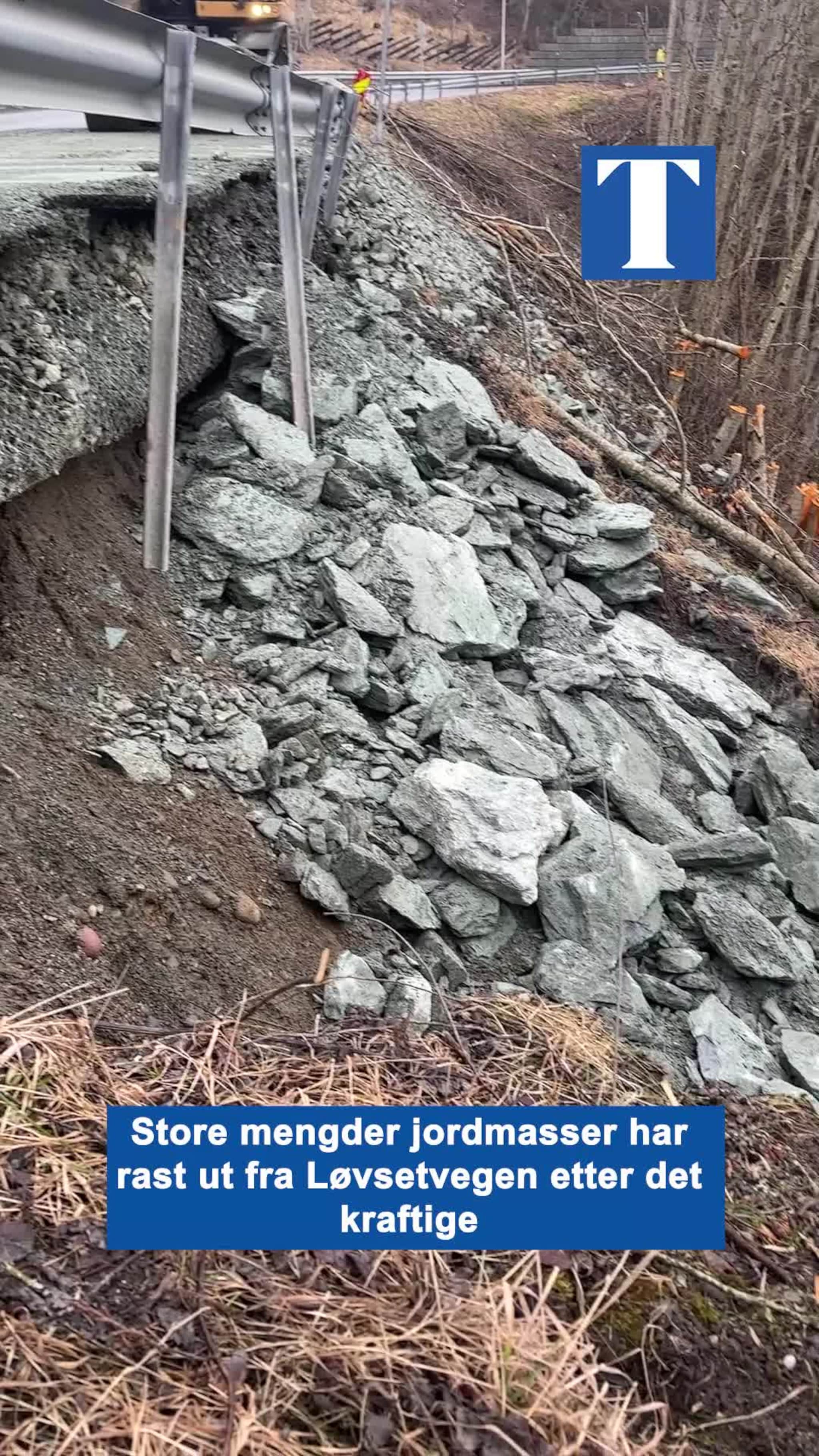 Ras på Løvsetvegen