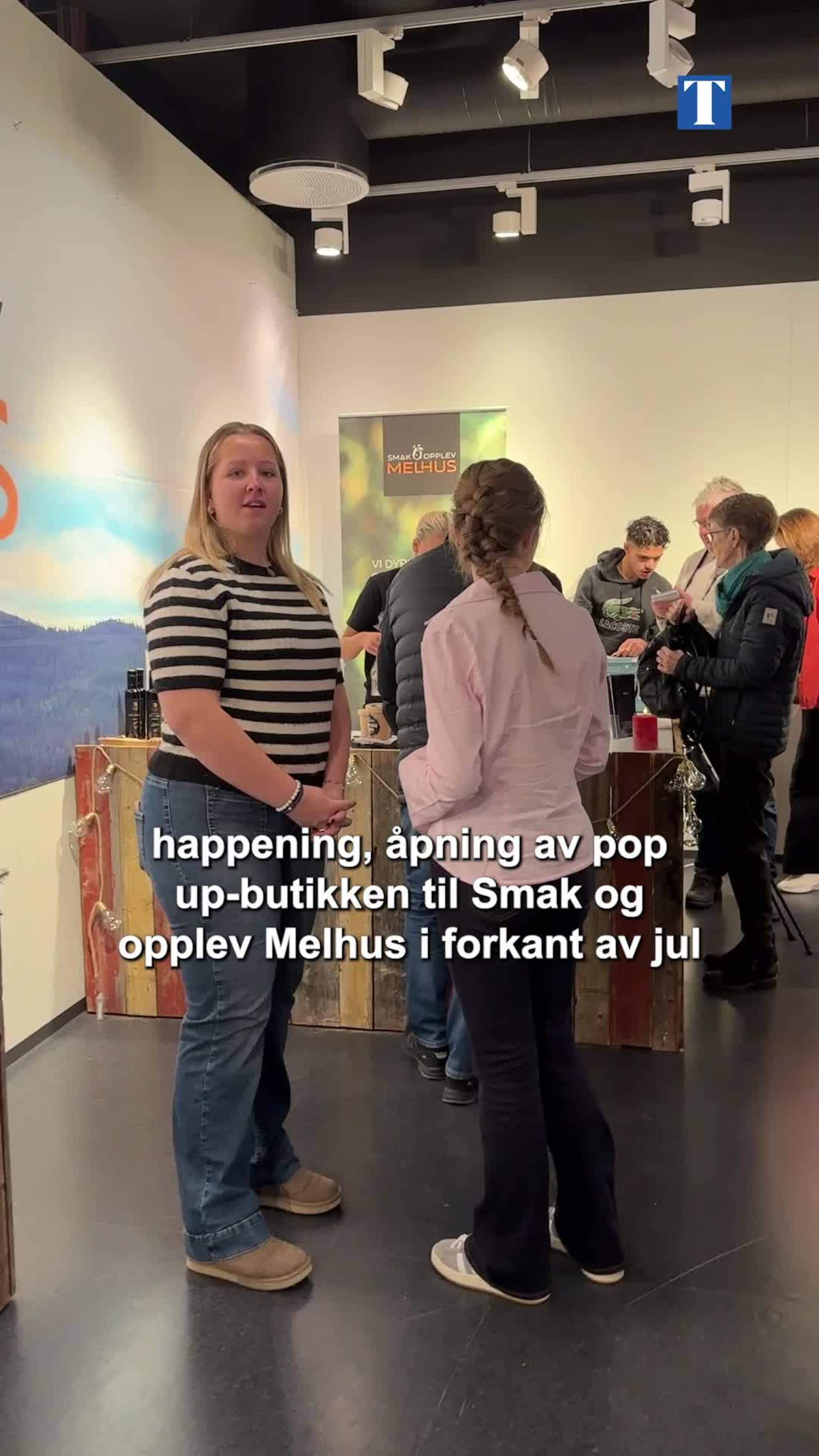 Åpning av julebutikken